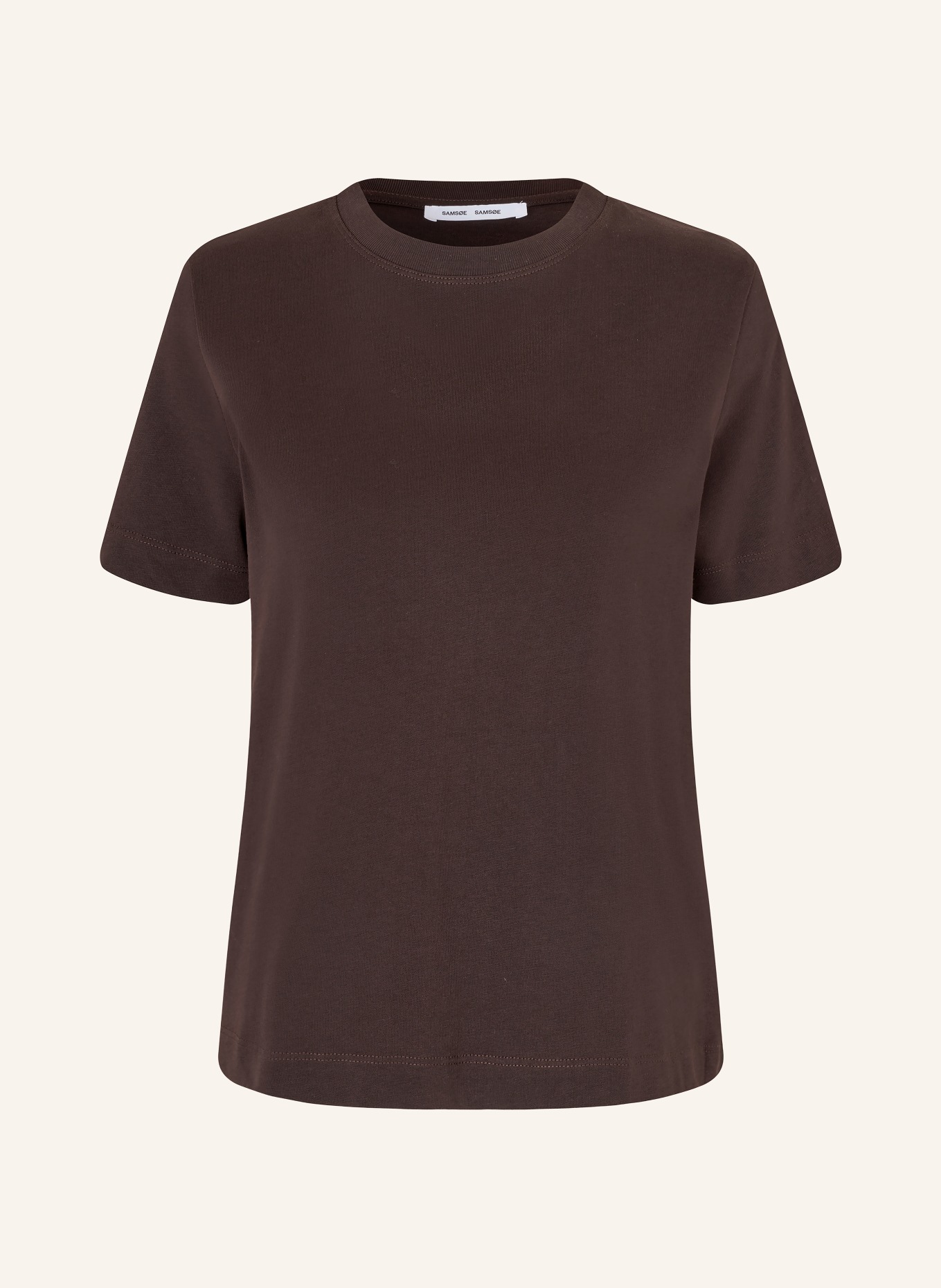 SAMSØE SAMSØE T-shirt CAMINA: DARK BROWN