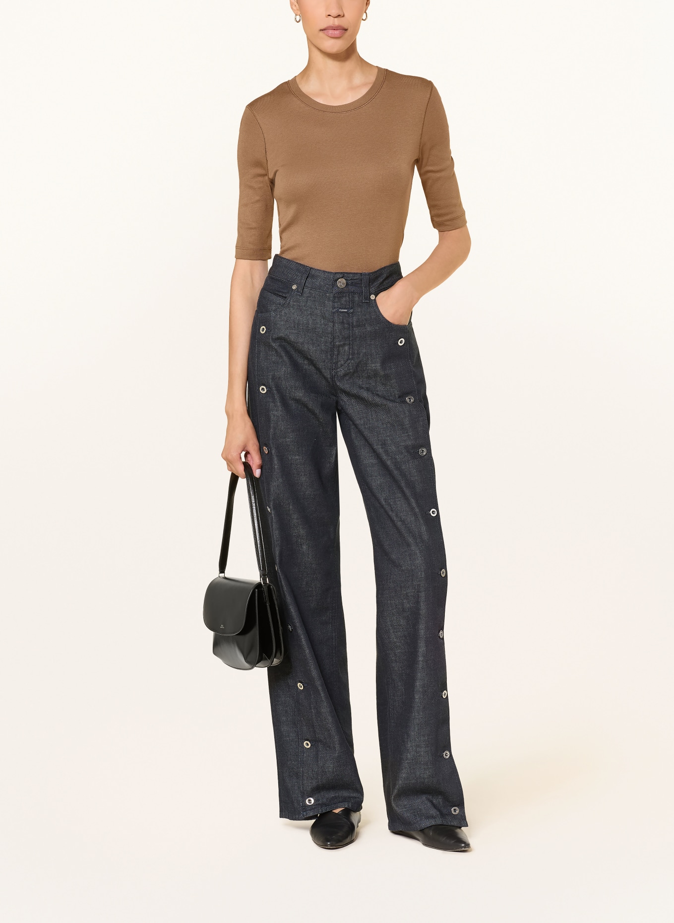 CLOSED T-Shirt: BRAUN