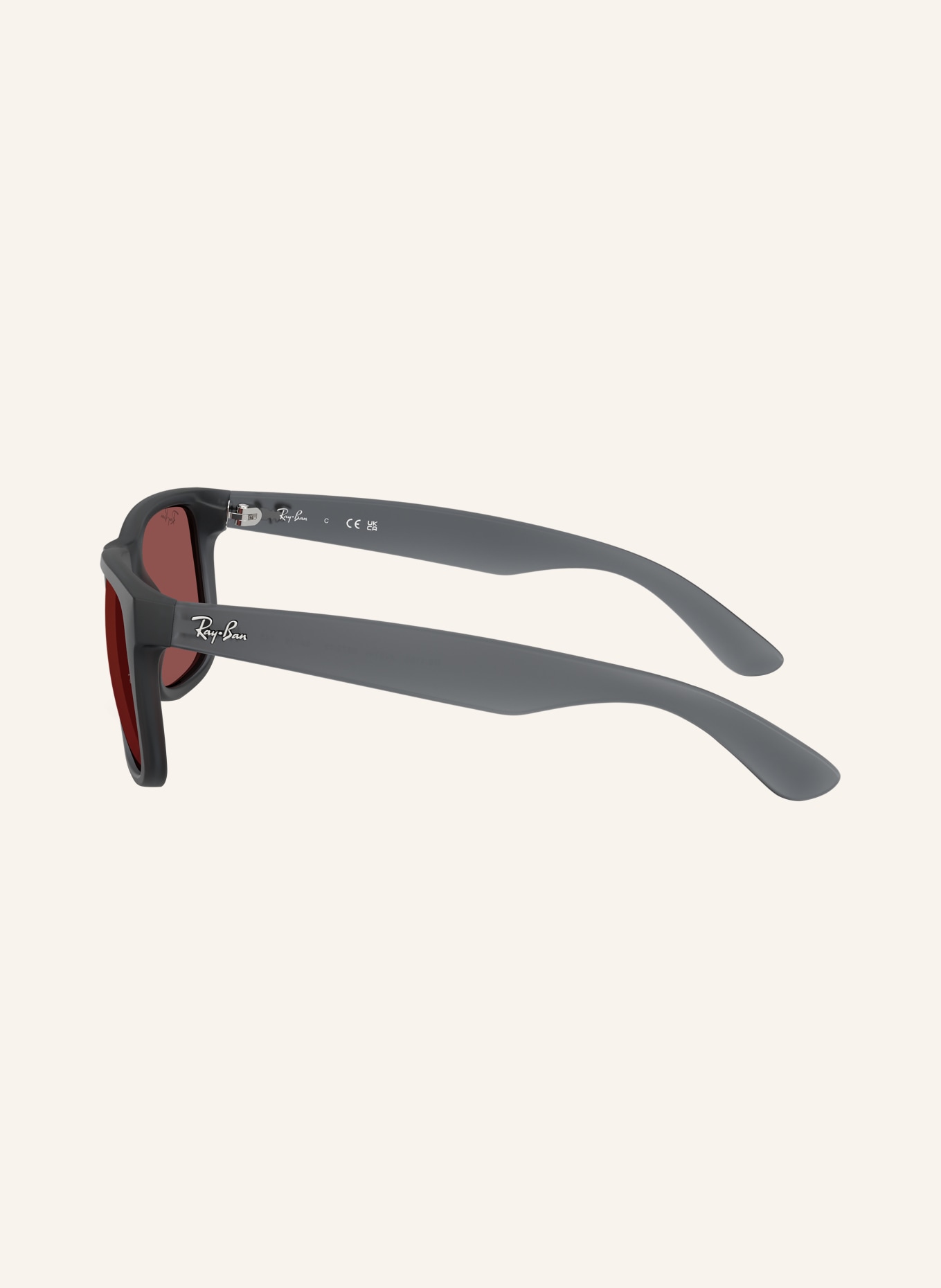 Ray-Ban Sunglasses RB4165: OPAL GREY/ DARK VIOLET