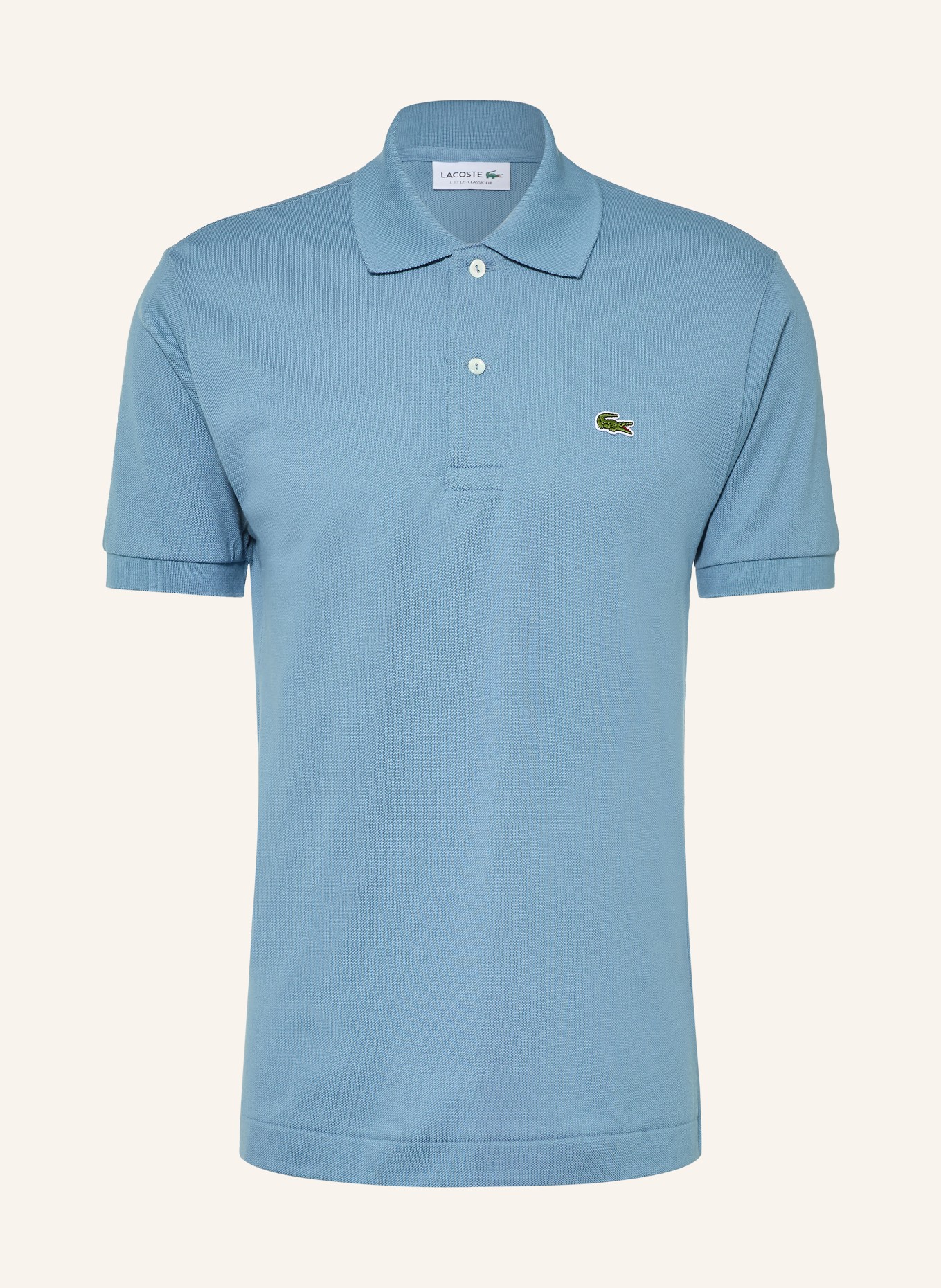LACOSTE Pikétröja Classic Fit: LJUSBLÅ