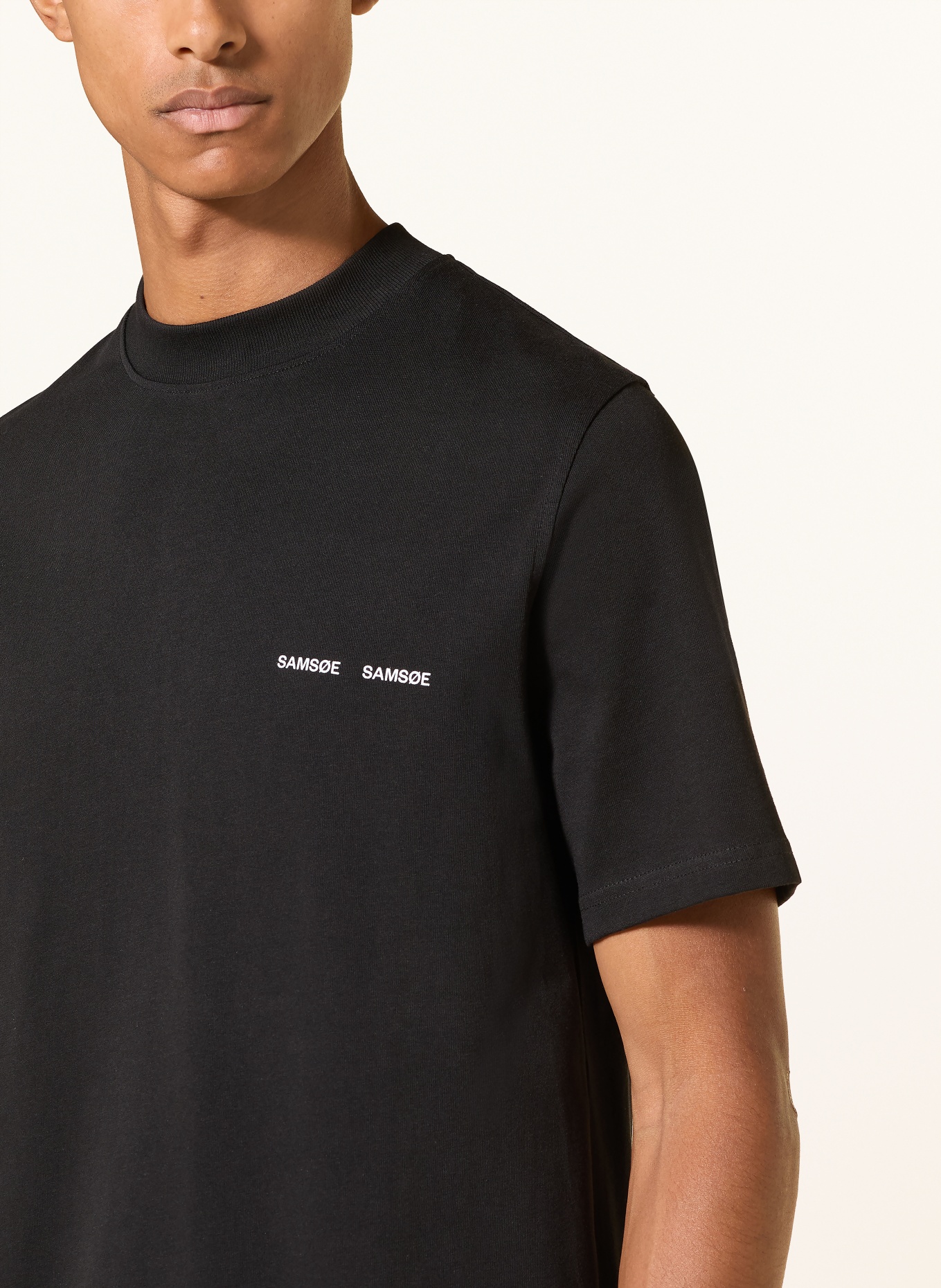 SAMSØE  SAMSØE T-shirt NORSBRO: ZWART
