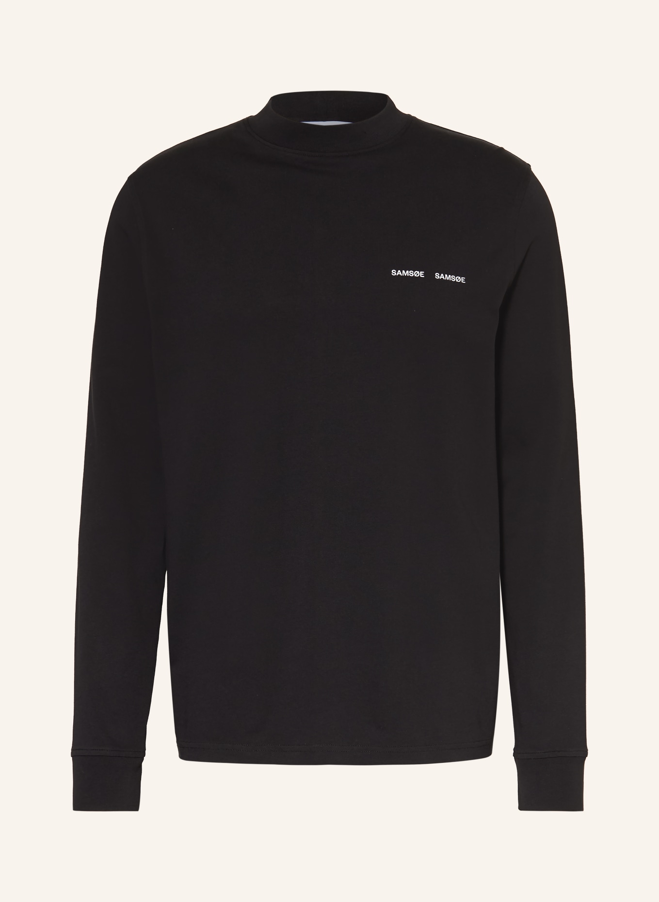 SAMSØE  SAMSØE Longsleeve NORSBRO: ZWART