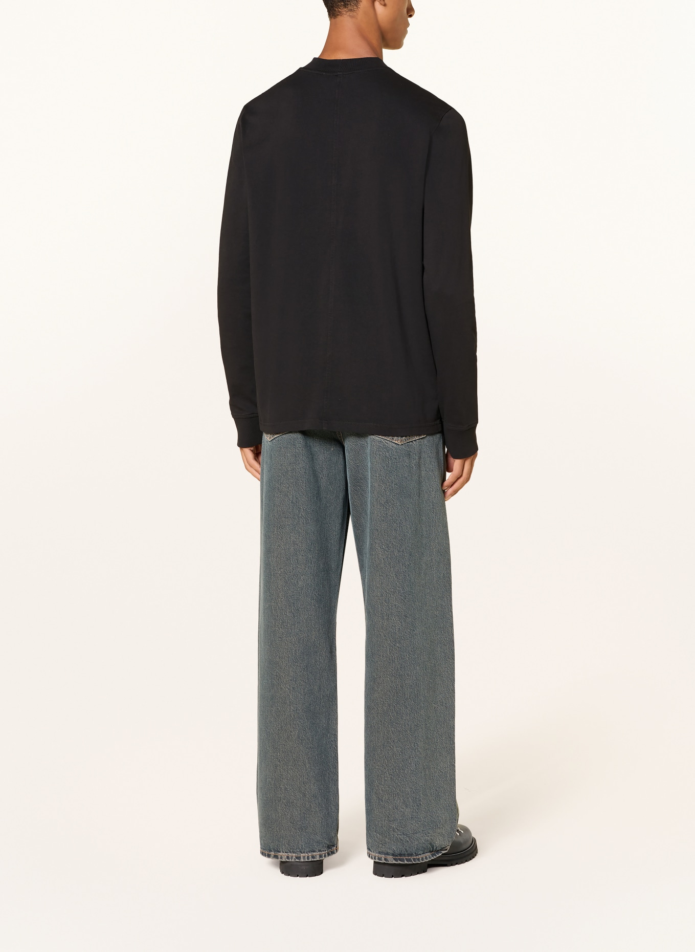 SAMSØE  SAMSØE Longsleeve NORSBRO: ZWART