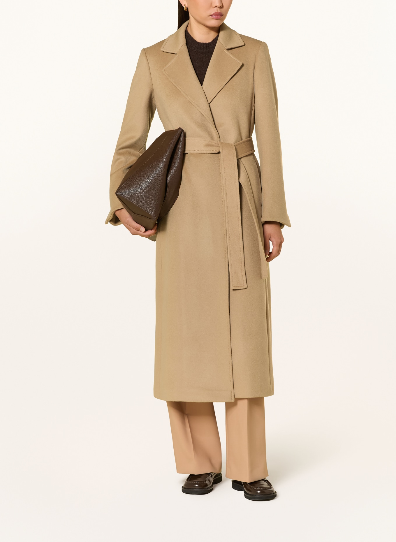 MAX & Co. Wollmantel LONGRUN: CAMEL