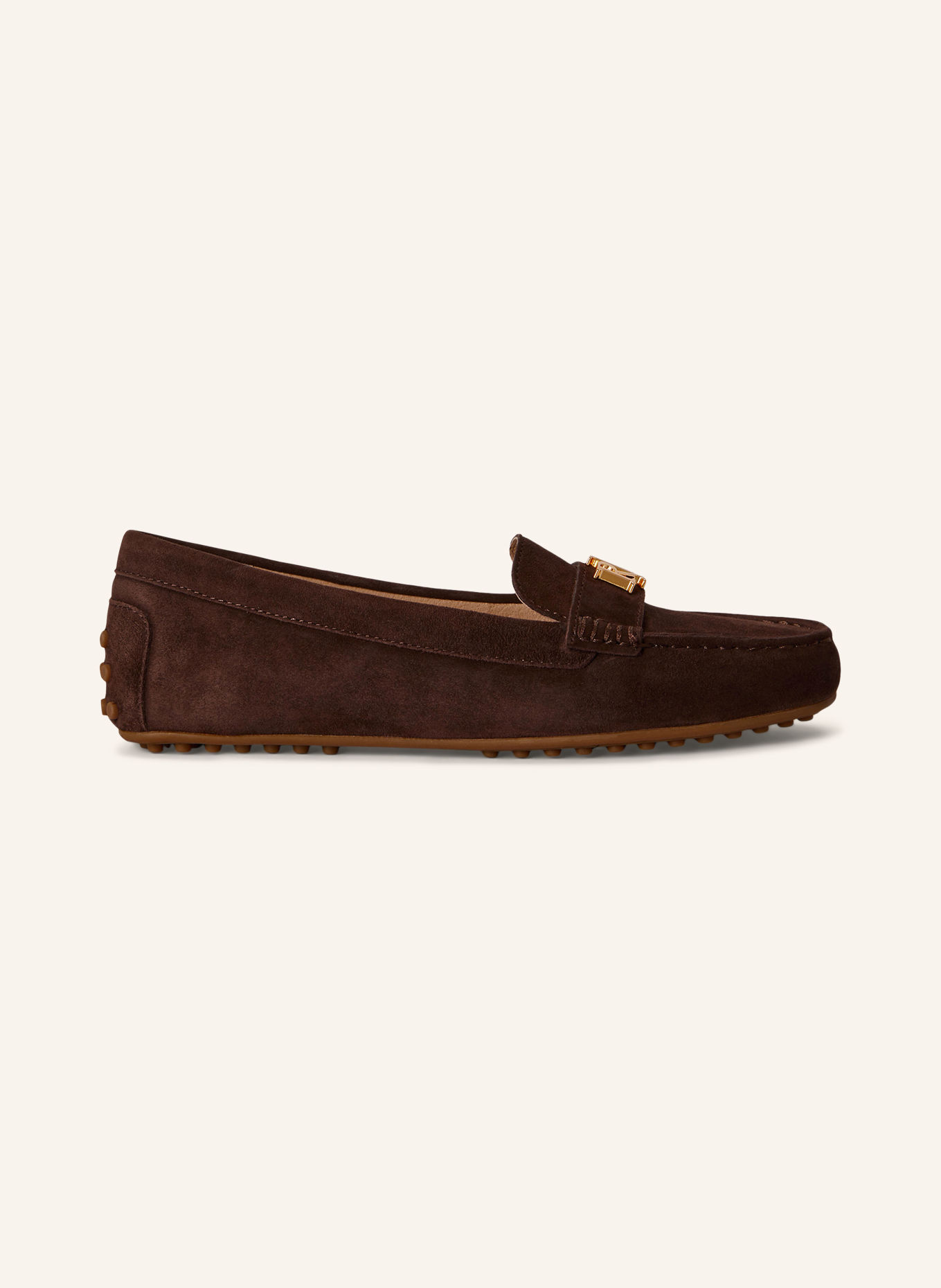 LAUREN RALPH LAUREN Mokassins: DUNKELBRAUN