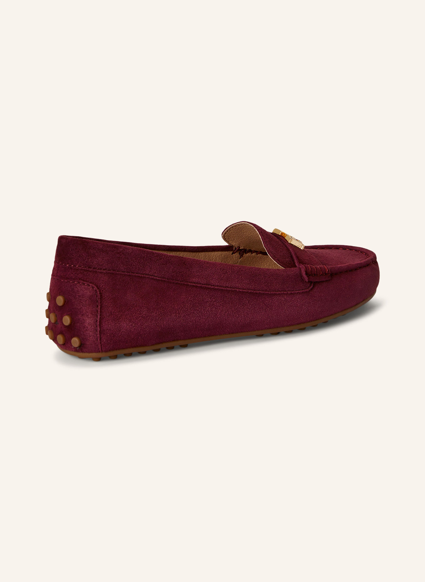 LAUREN RALPH LAUREN Mokassins: DUNKELROT