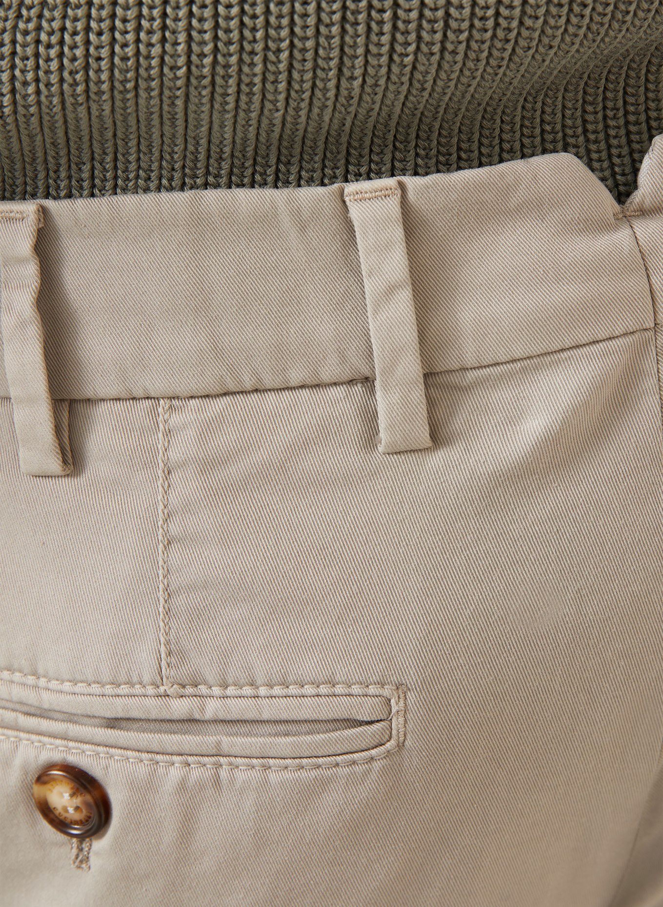 BRUNELLO CUCINELLI Chinos: LIGHT GRAY