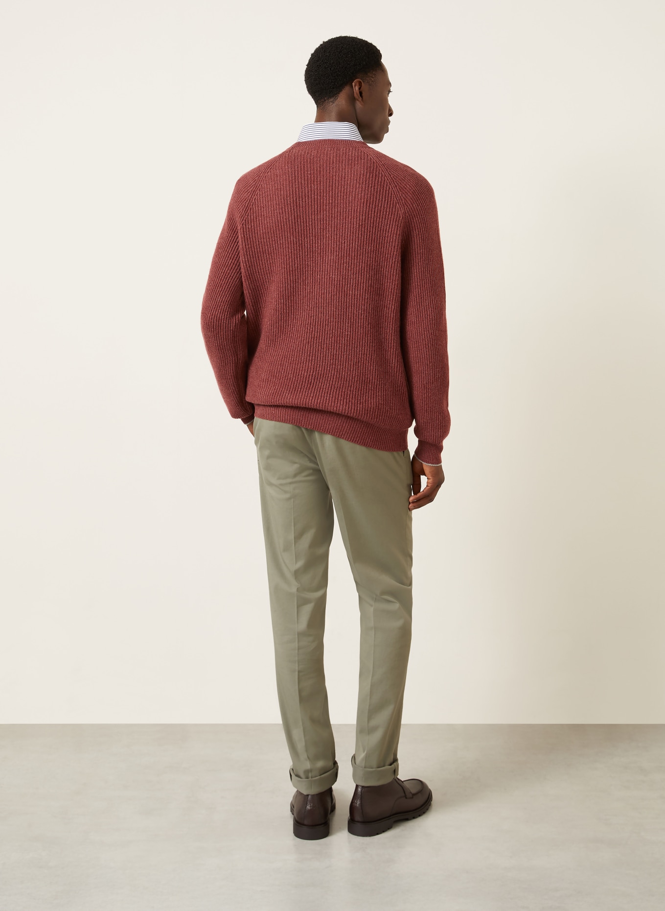 BRUNELLO CUCINELLI Chino kalhoty: KHAKI