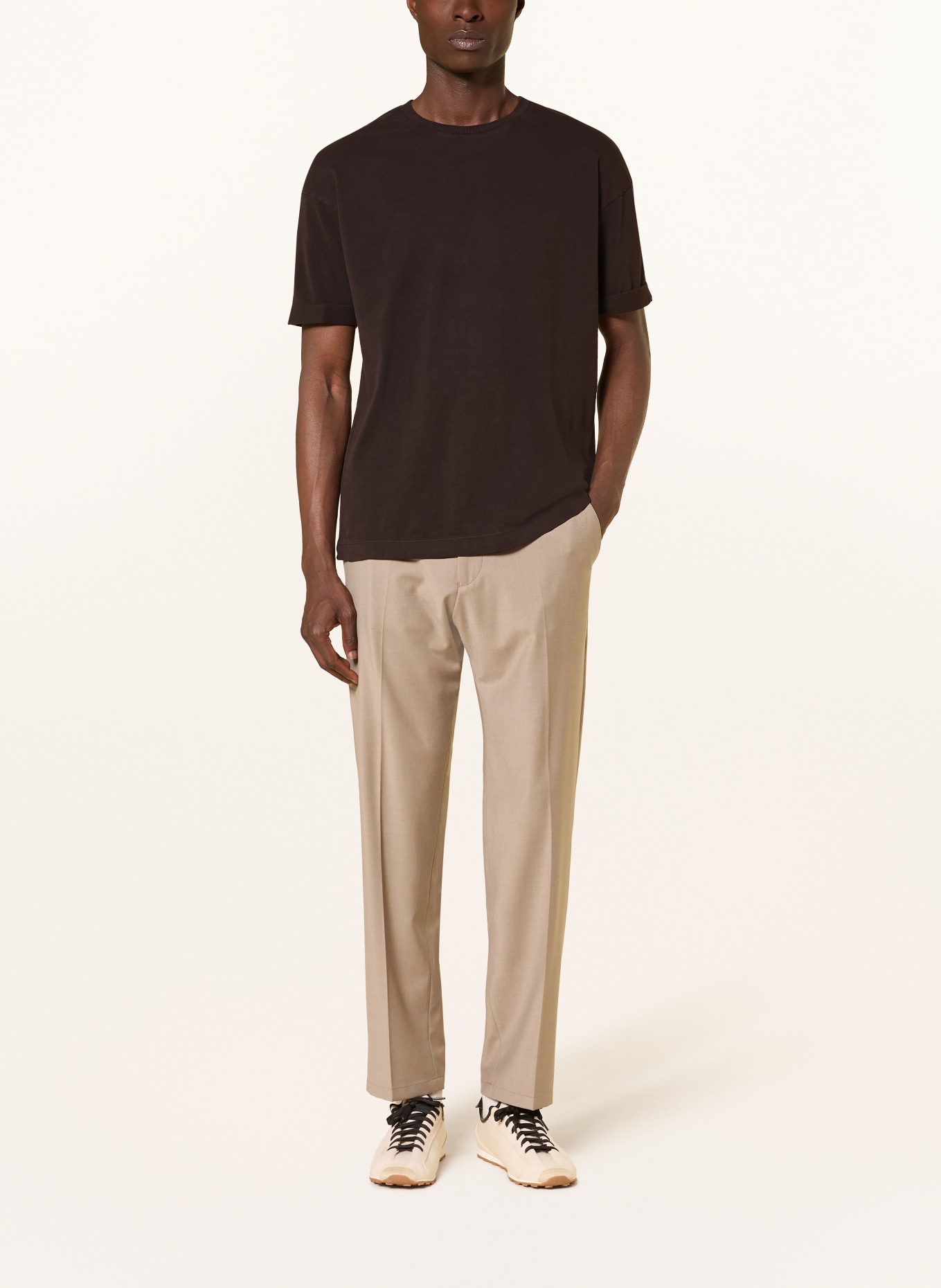 DRYKORN T-Shirt THILO: DUNKELGRAU