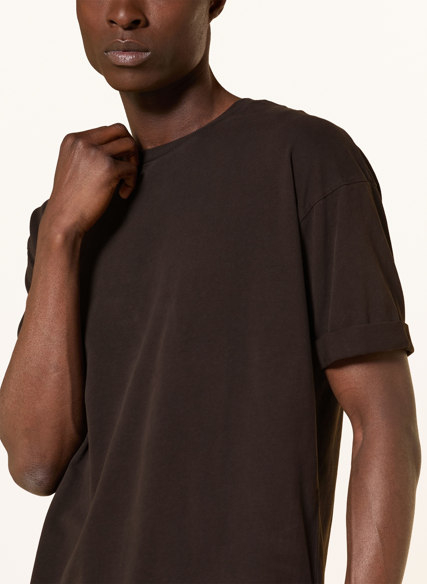 DRYKORN T-Shirt THILO: DUNKELGRAU