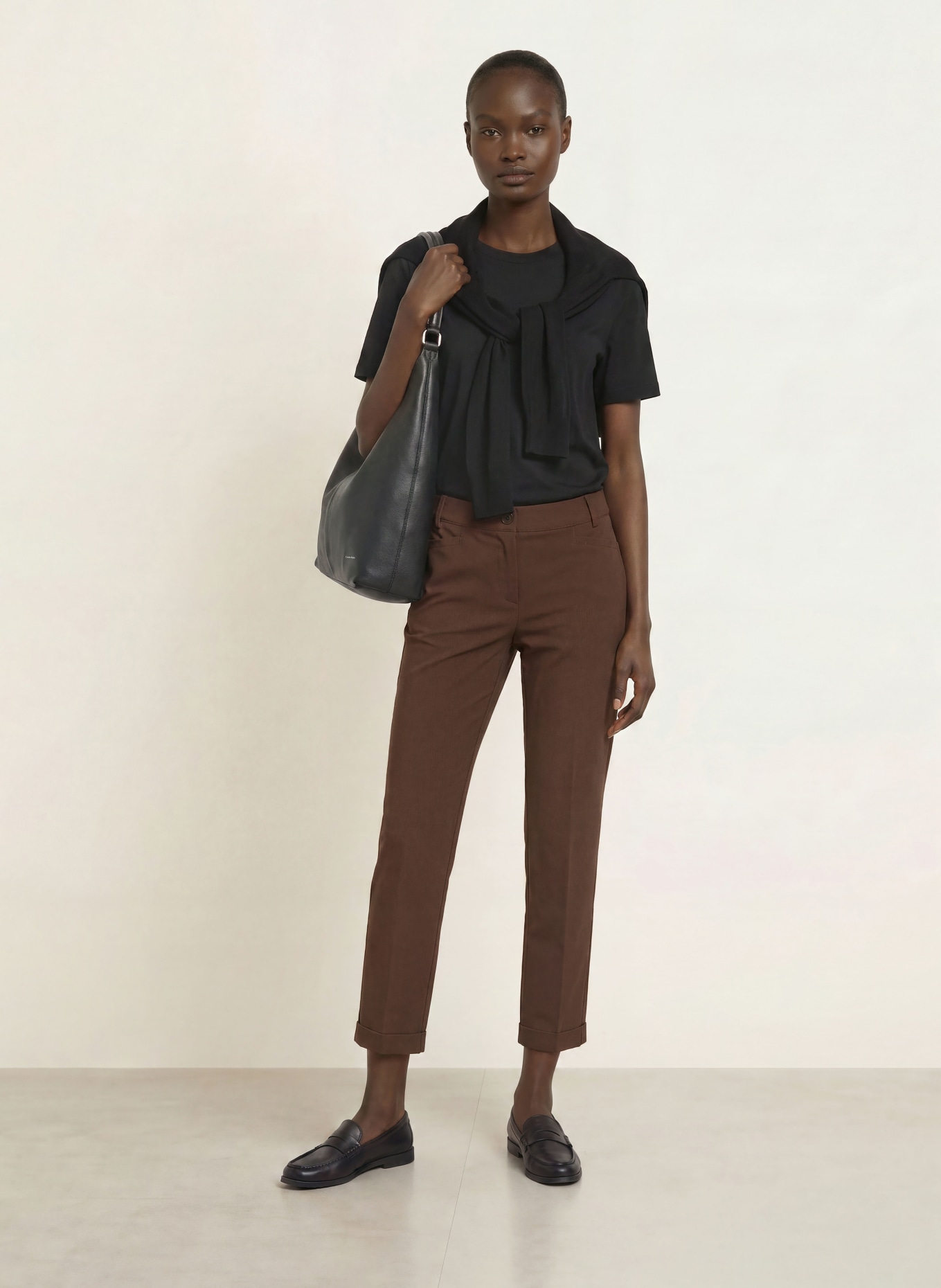 RAFFAELLO ROSSI Pantalon 7/8 UTE: MARRON