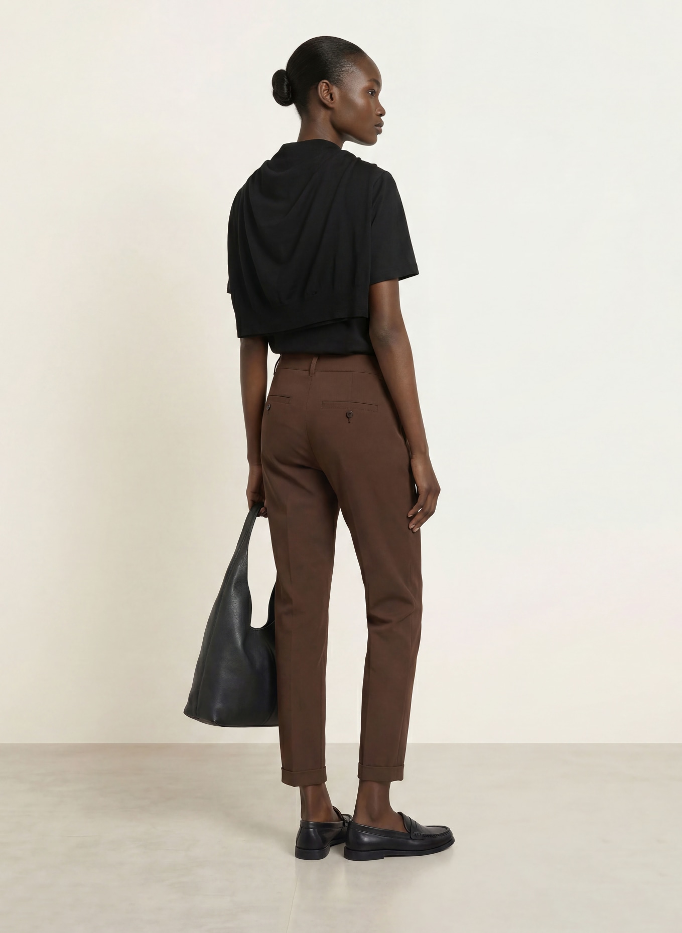 RAFFAELLO ROSSI Pantalon 7/8 UTE: MARRON