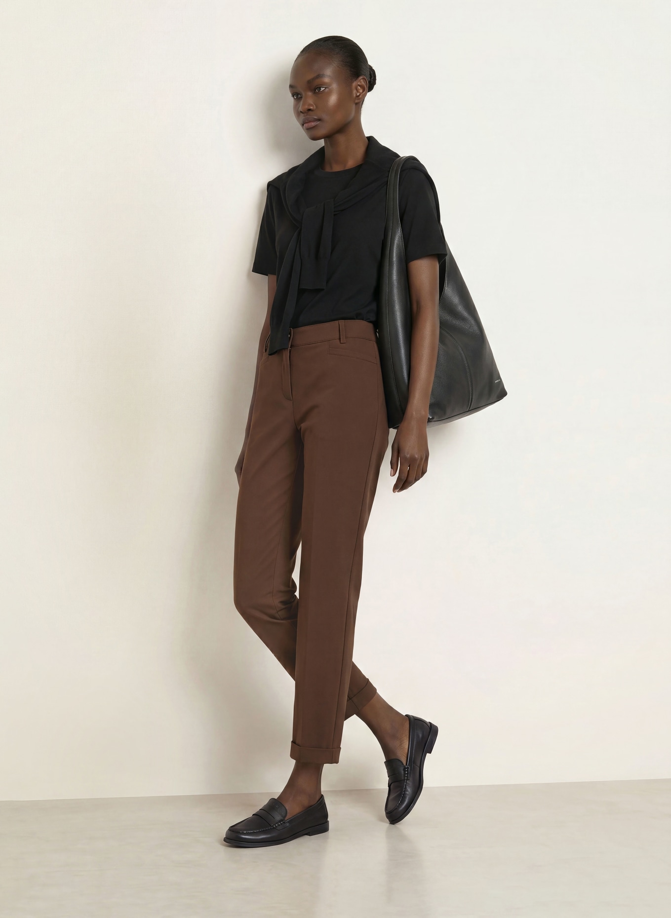 RAFFAELLO ROSSI Pantalon 7/8 UTE: MARRON