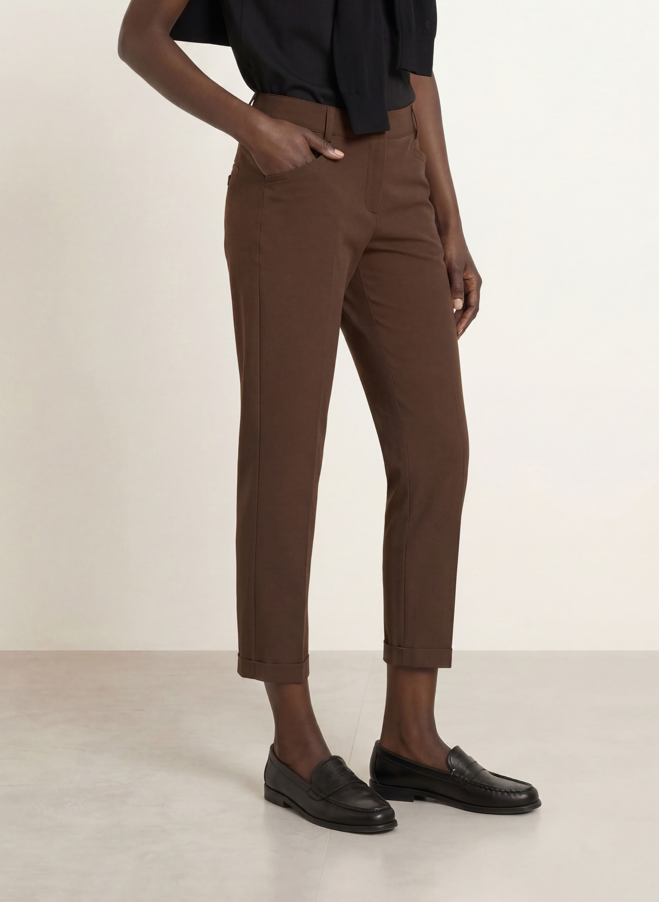 RAFFAELLO ROSSI Pantalon 7/8 UTE: MARRON