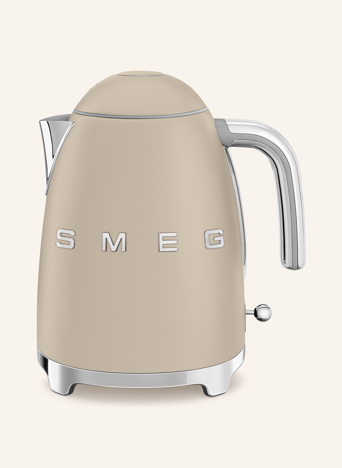 SMEG Wasserkocher KLF03: BEIGE / SILBER
