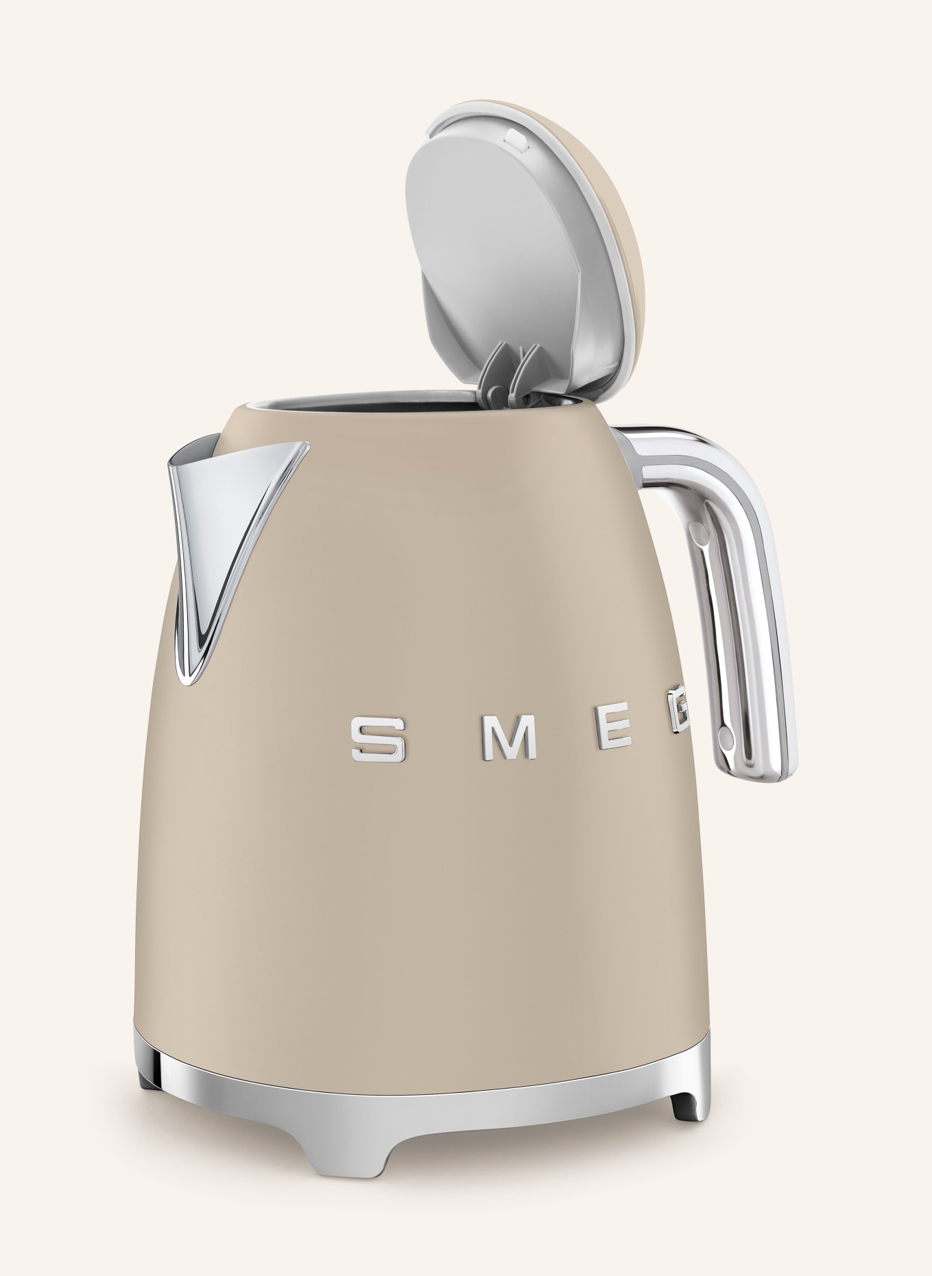 SMEG Wasserkocher KLF03: BEIGE / SILBER