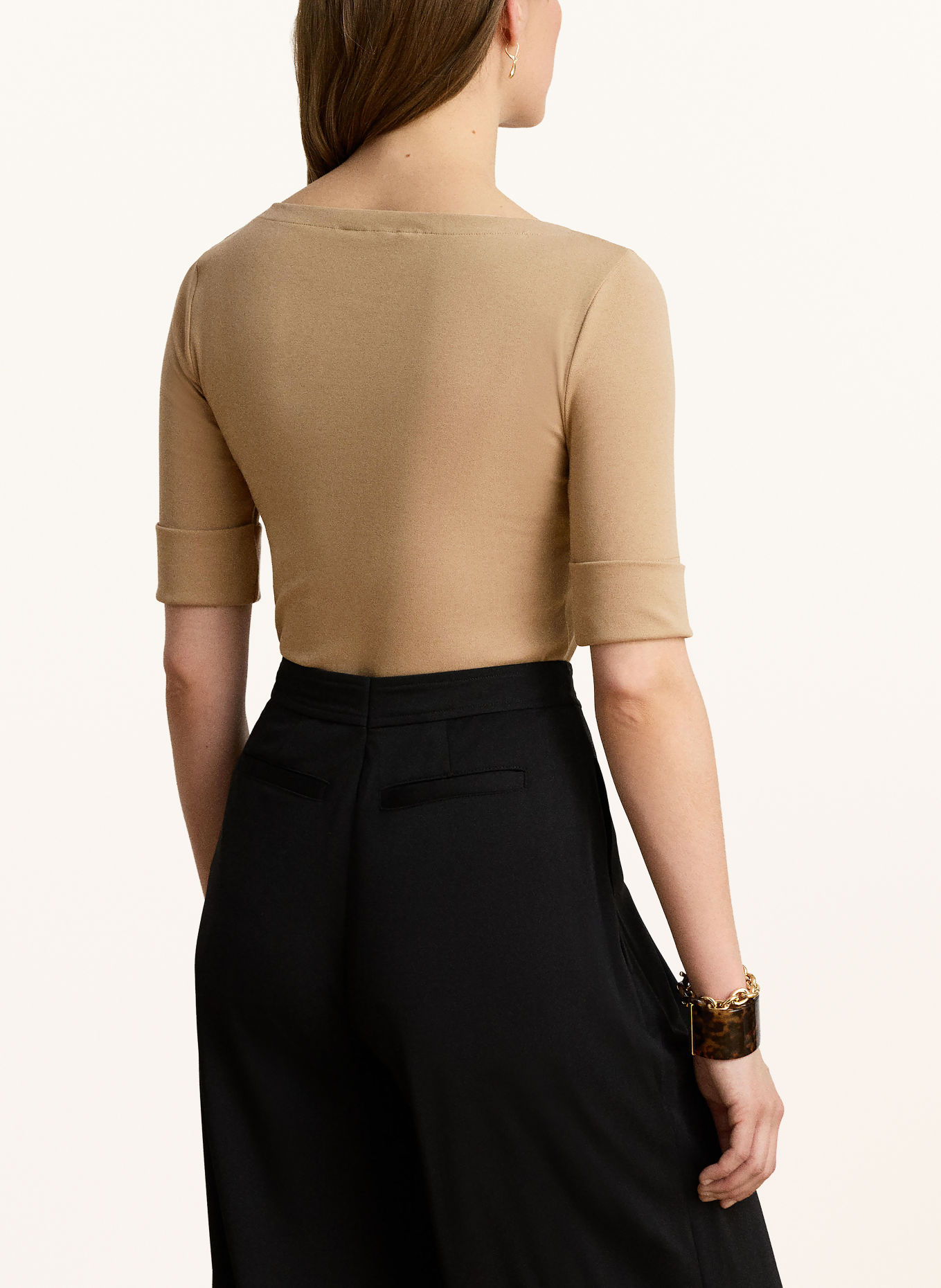 LAUREN RALPH LAUREN T-Shirt JUDY: BEIGE