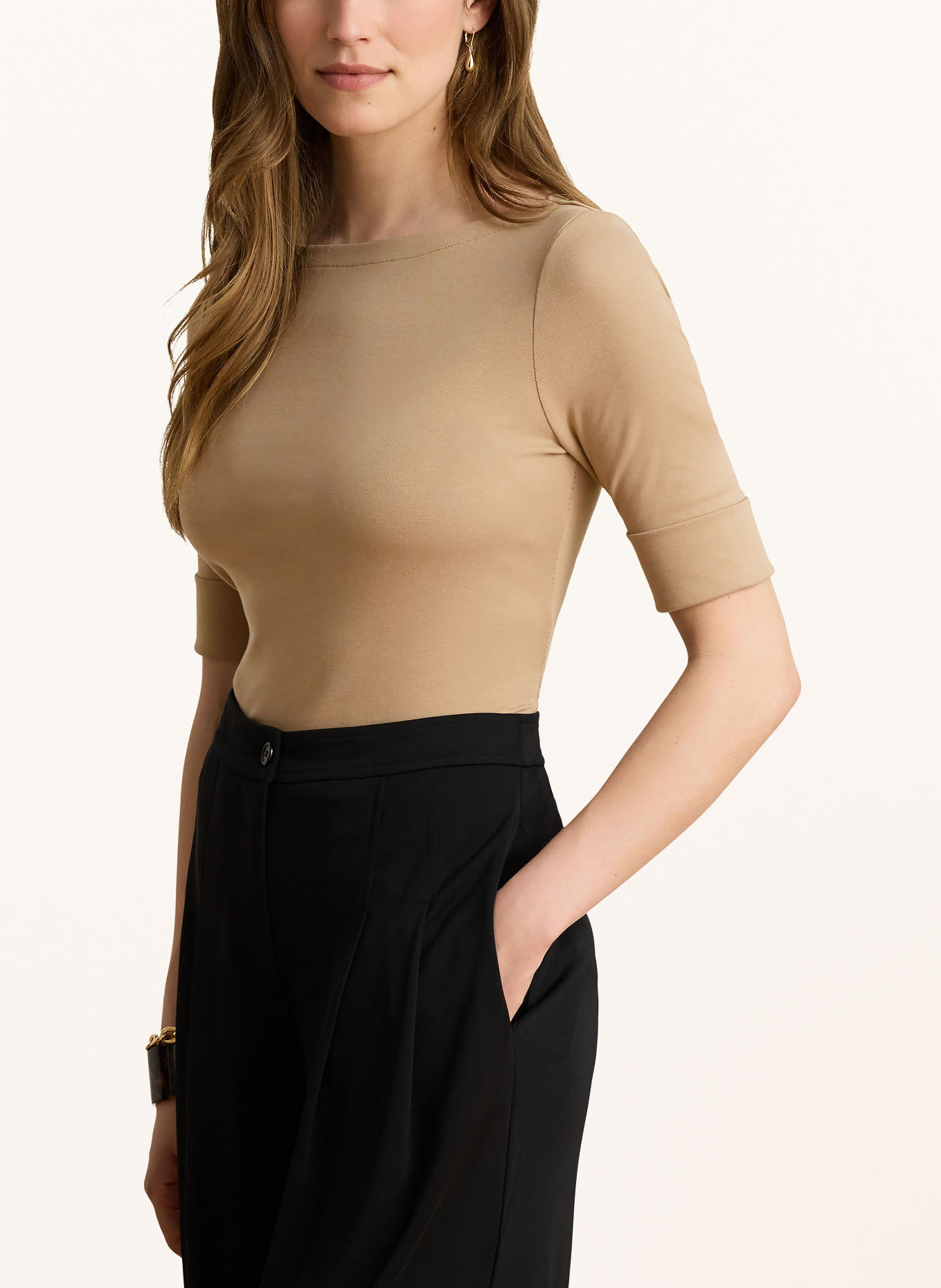LAUREN RALPH LAUREN T-Shirt JUDY: BEIGE