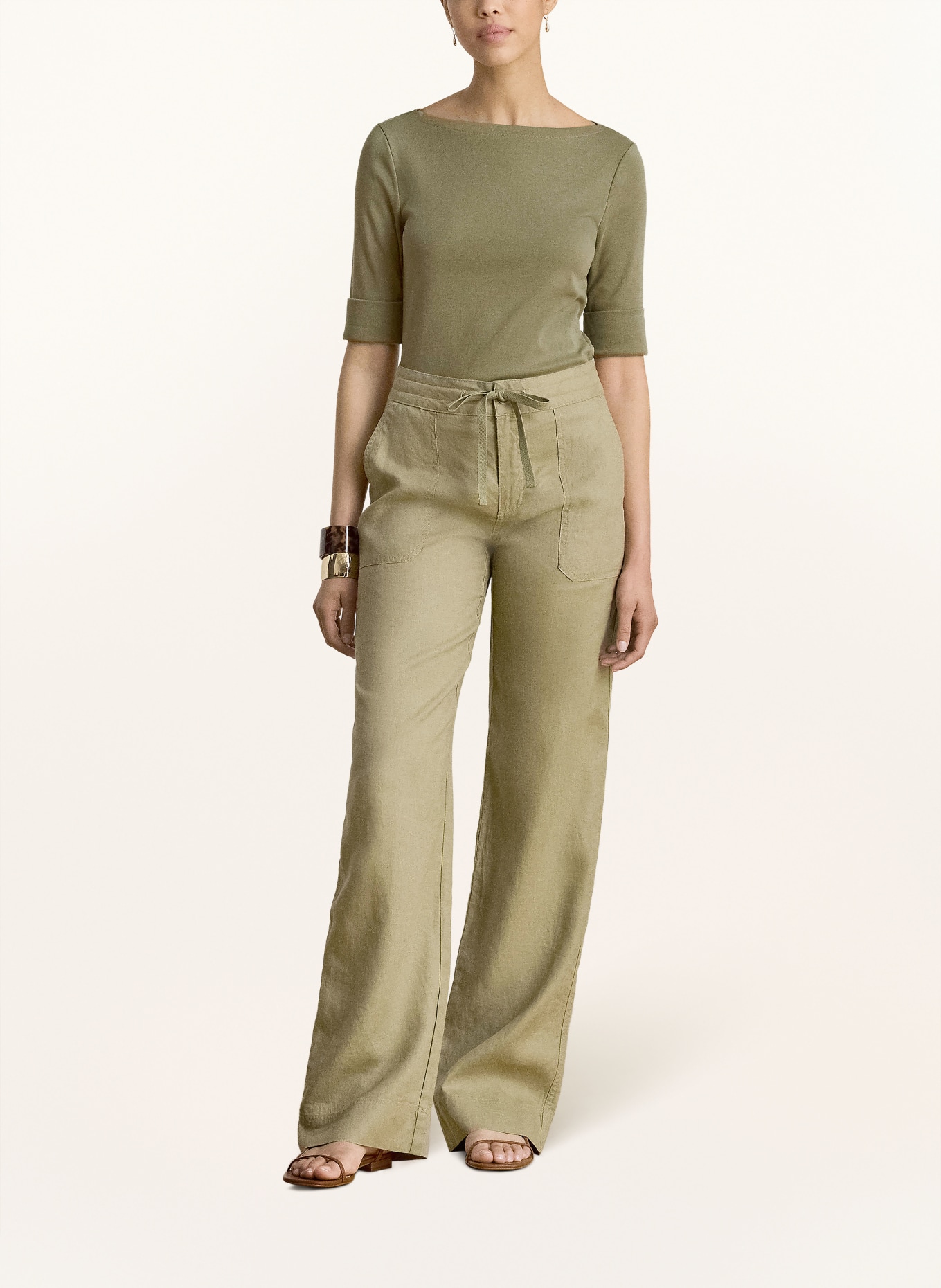 LAUREN RALPH LAUREN T-Shirt JUDY: KHAKI