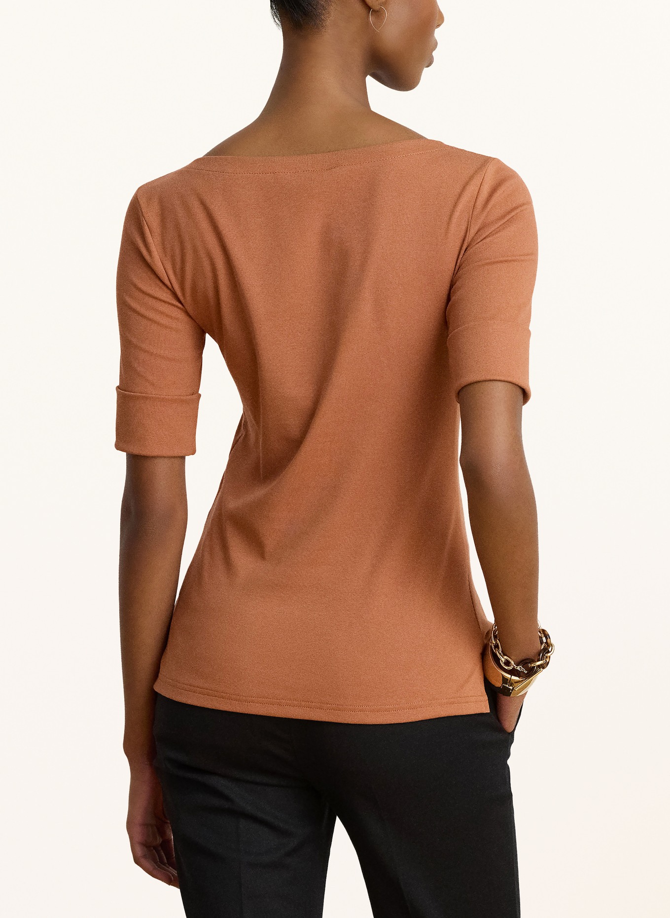 LAUREN RALPH LAUREN T-Shirt JUDY: DUNKELORANGE