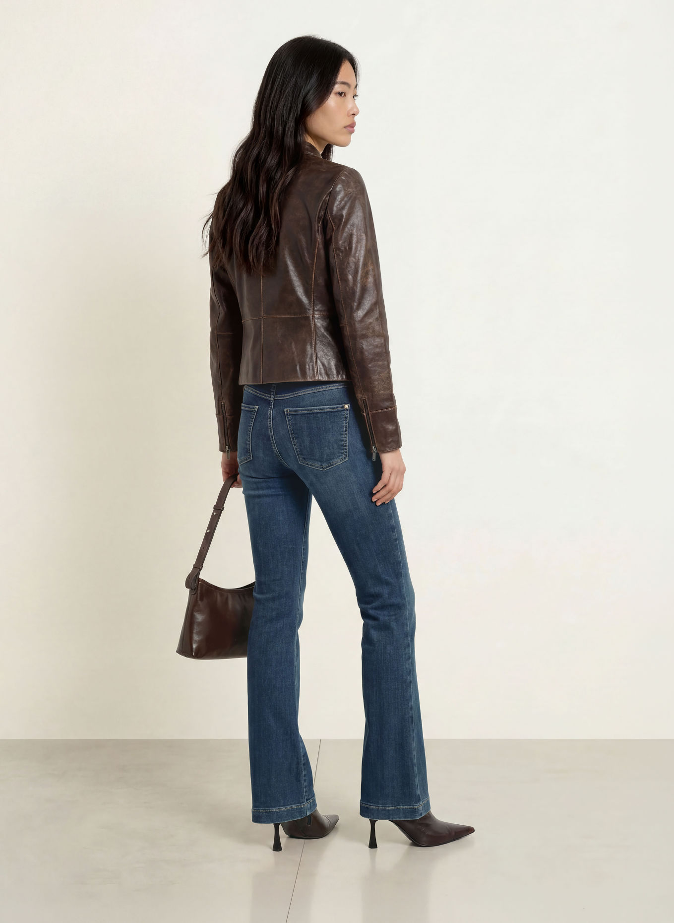 MAC Bootcut Jeans DREAM: D539 greyish blue basic