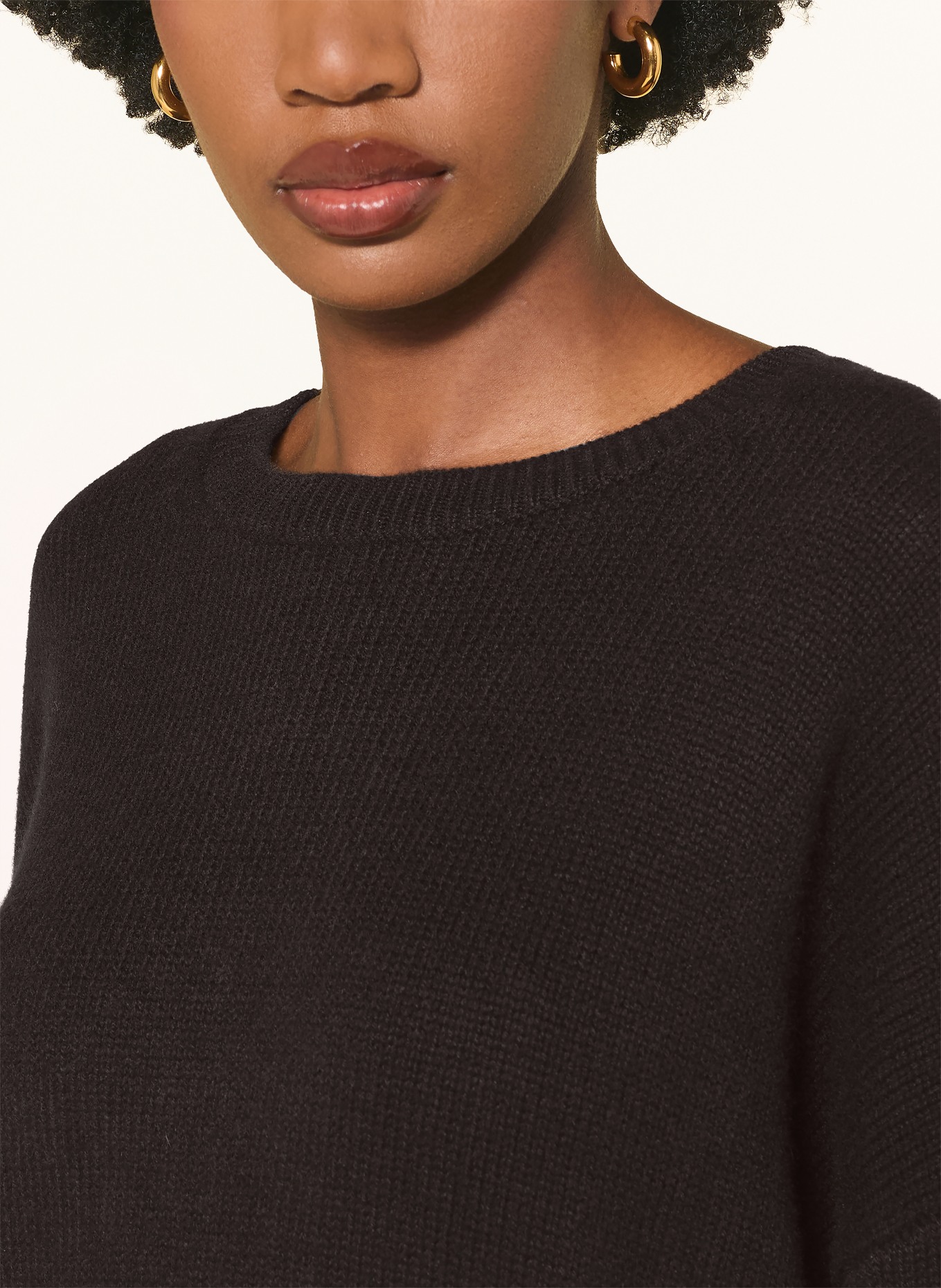 LISA YANG Cashmere sweater MILA: DARK BROWN