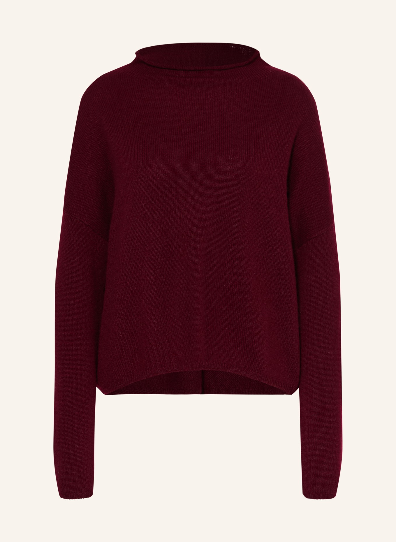 LISA YANG Cashmere sweater SANDY: DARK RED