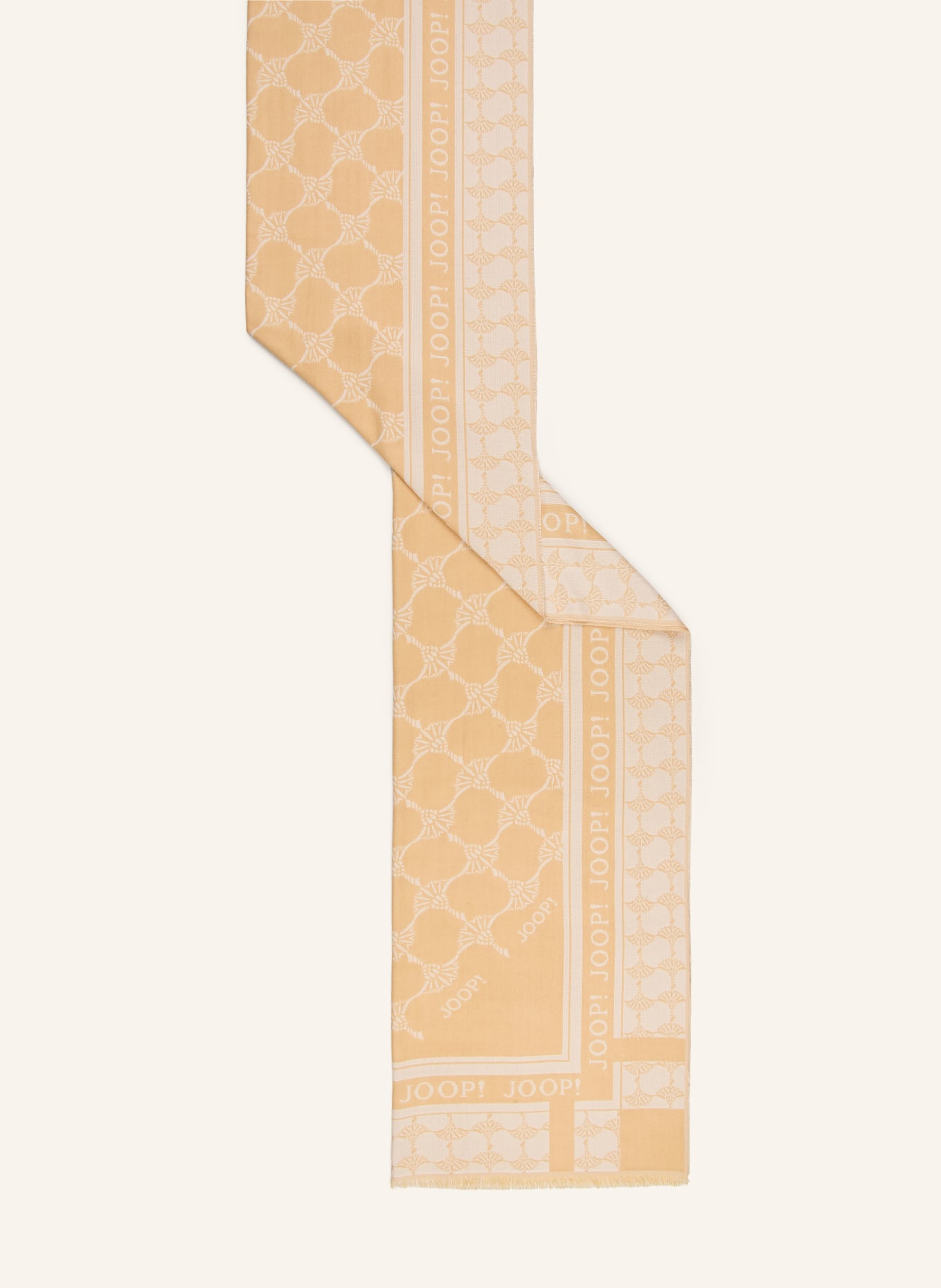 JOOP! Schal: CAMEL / CREME