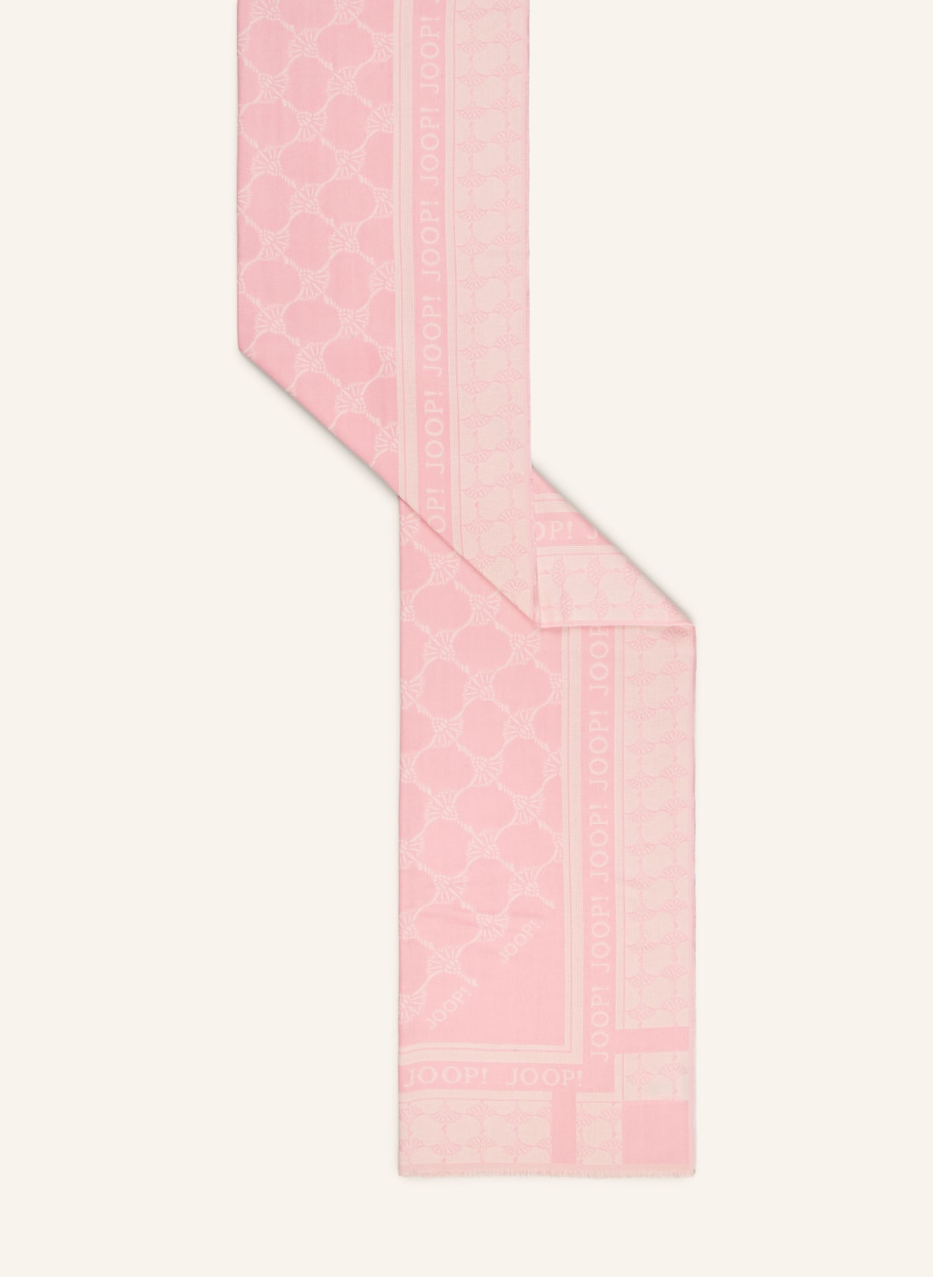JOOP! Schal: ROSA / CREME