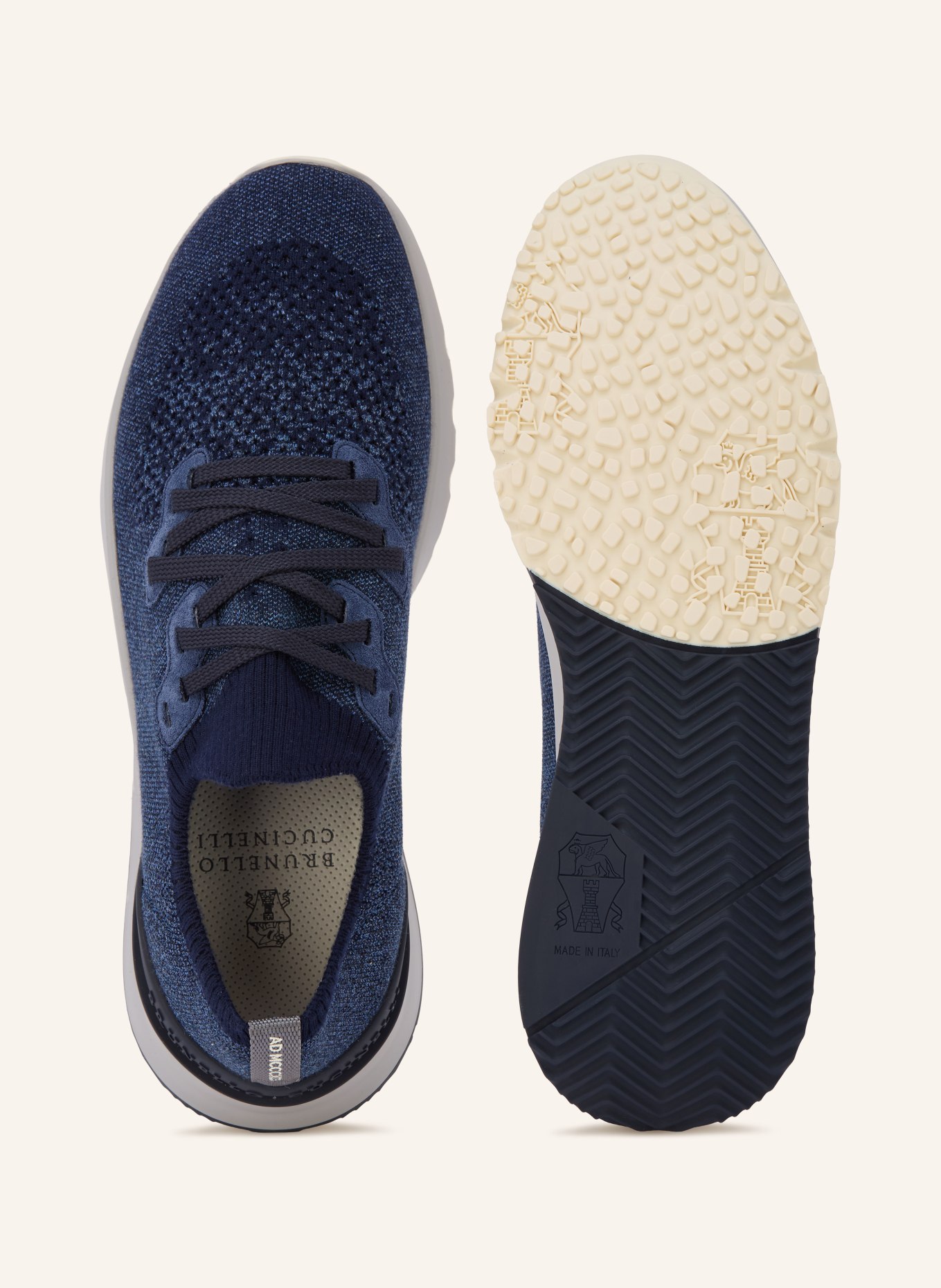BRUNELLO CUCINELLI Sneaker: DUNKELBLAU