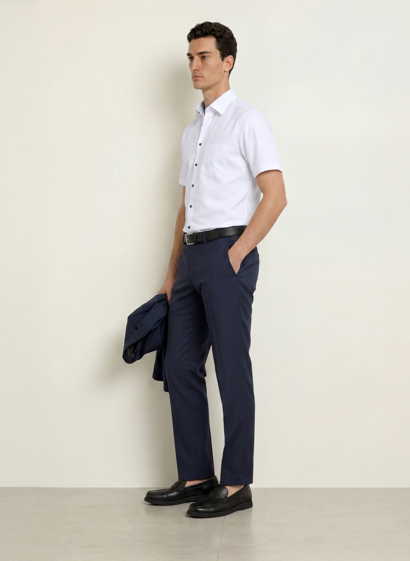 OLYMP Kurzarm-Hemd Luxor modern fit: WEISS