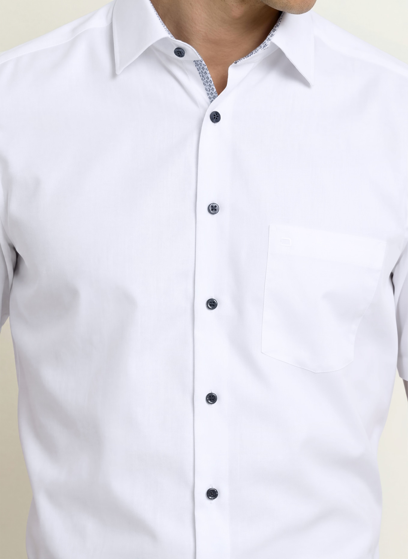 OLYMP Kurzarm-Hemd Luxor modern fit: WEISS