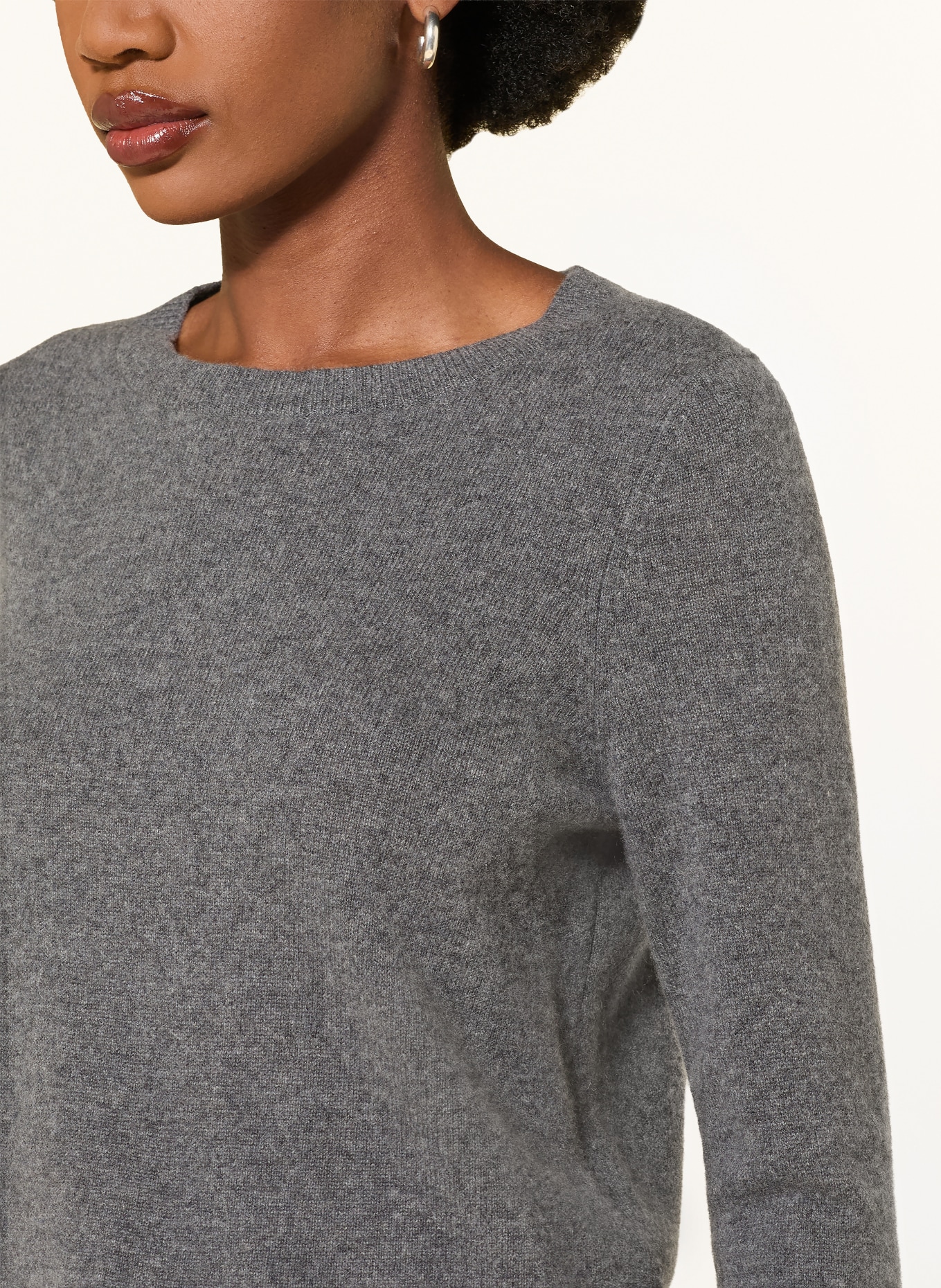 MRS & HUGS Cashmere pullover: DARK GRAY