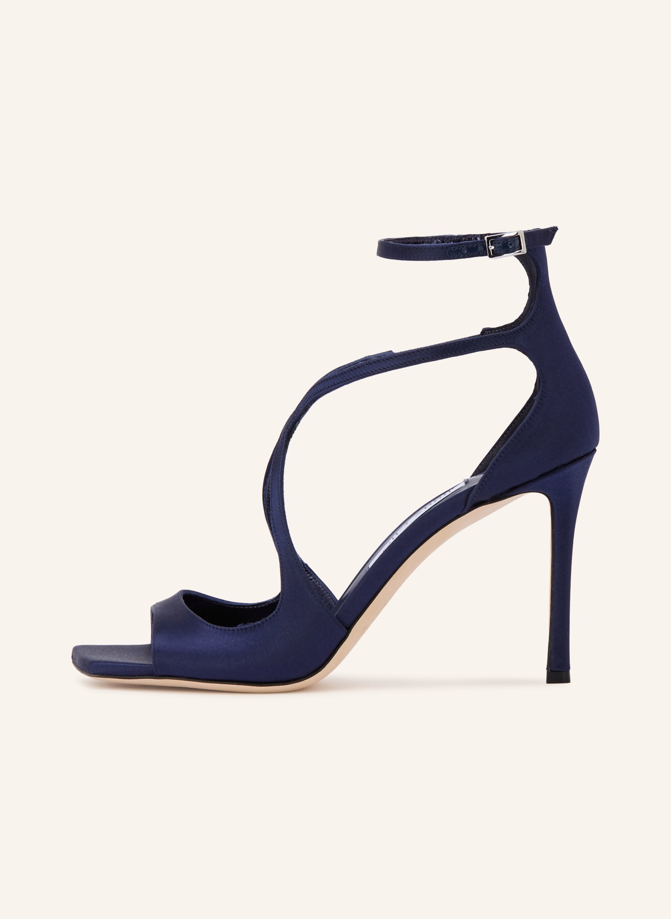 JIMMY CHOO Sandals AZIA 95: DARK BLUE