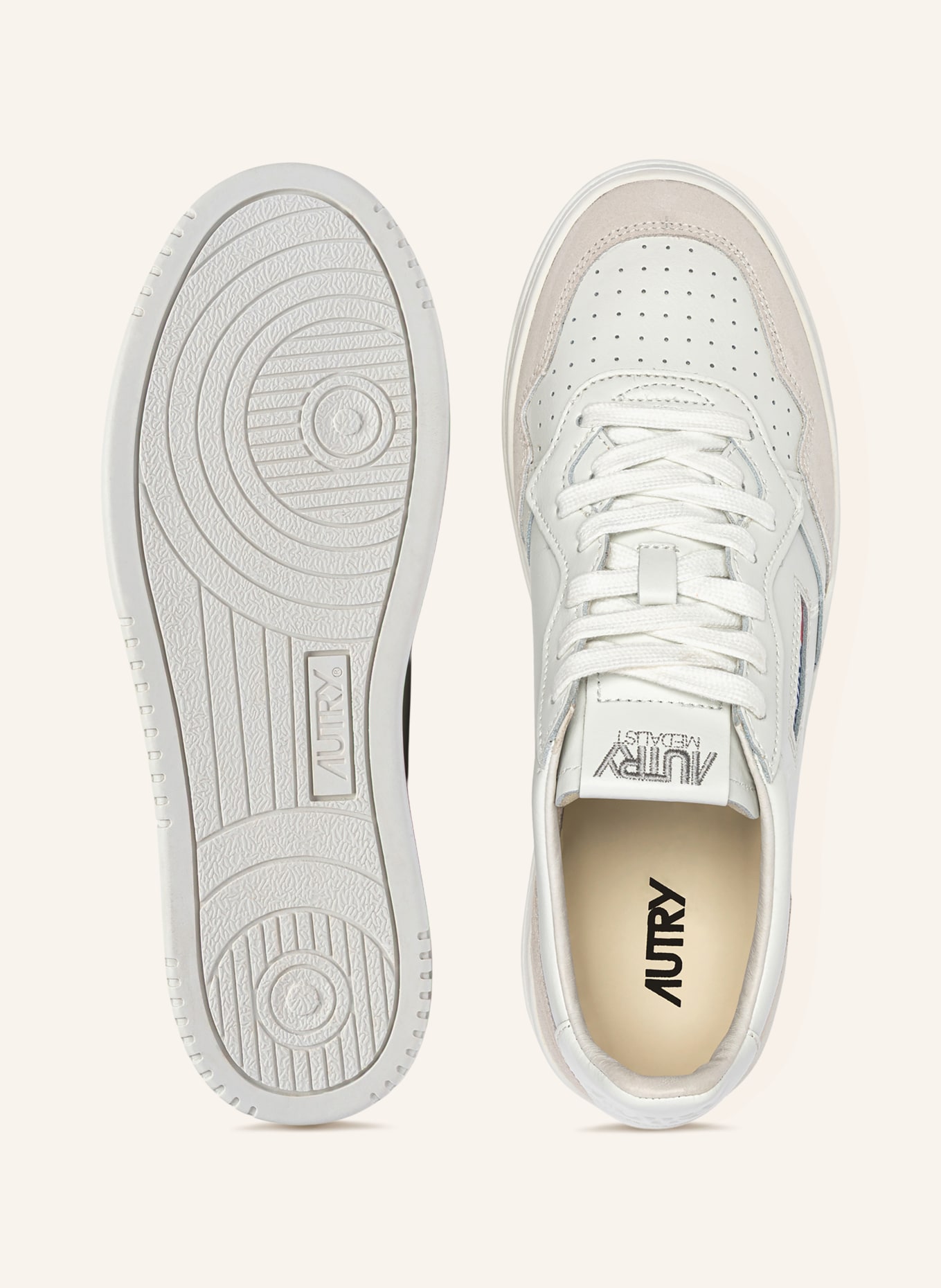 AUTRY Sneaker MEDALIST LOW LS: WEISS