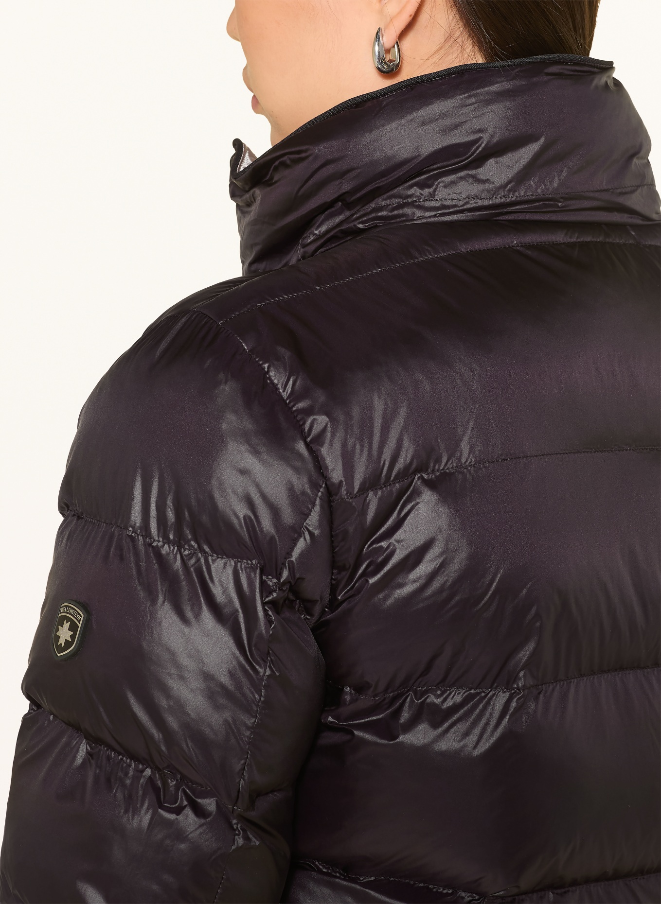 WELLENSTEYN Quilted jacket with removable hood: BLACK