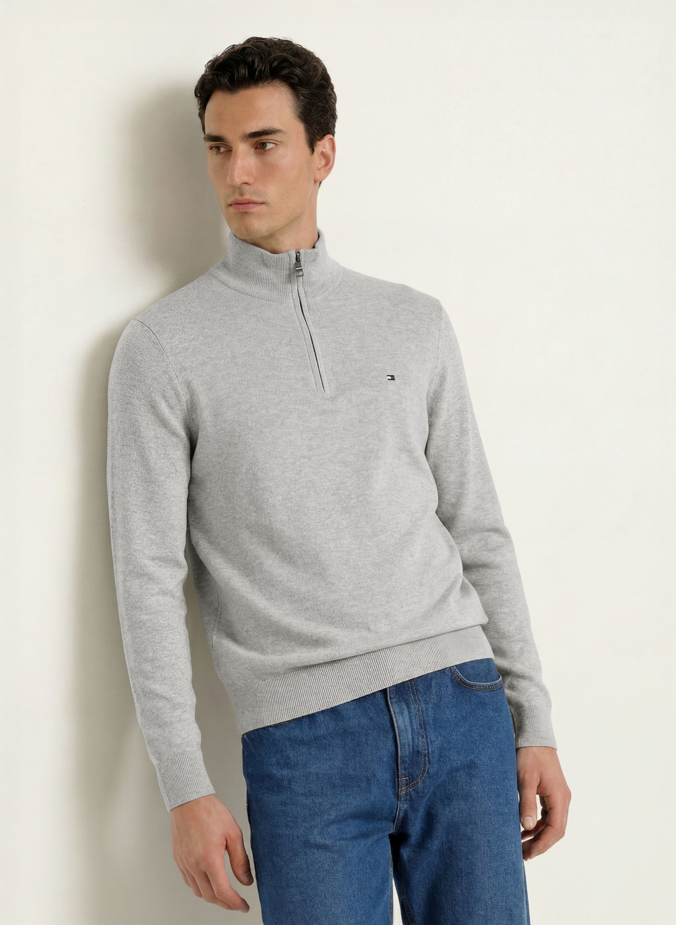 TOMMY HILFIGER Troyer: GRIS CLAIR