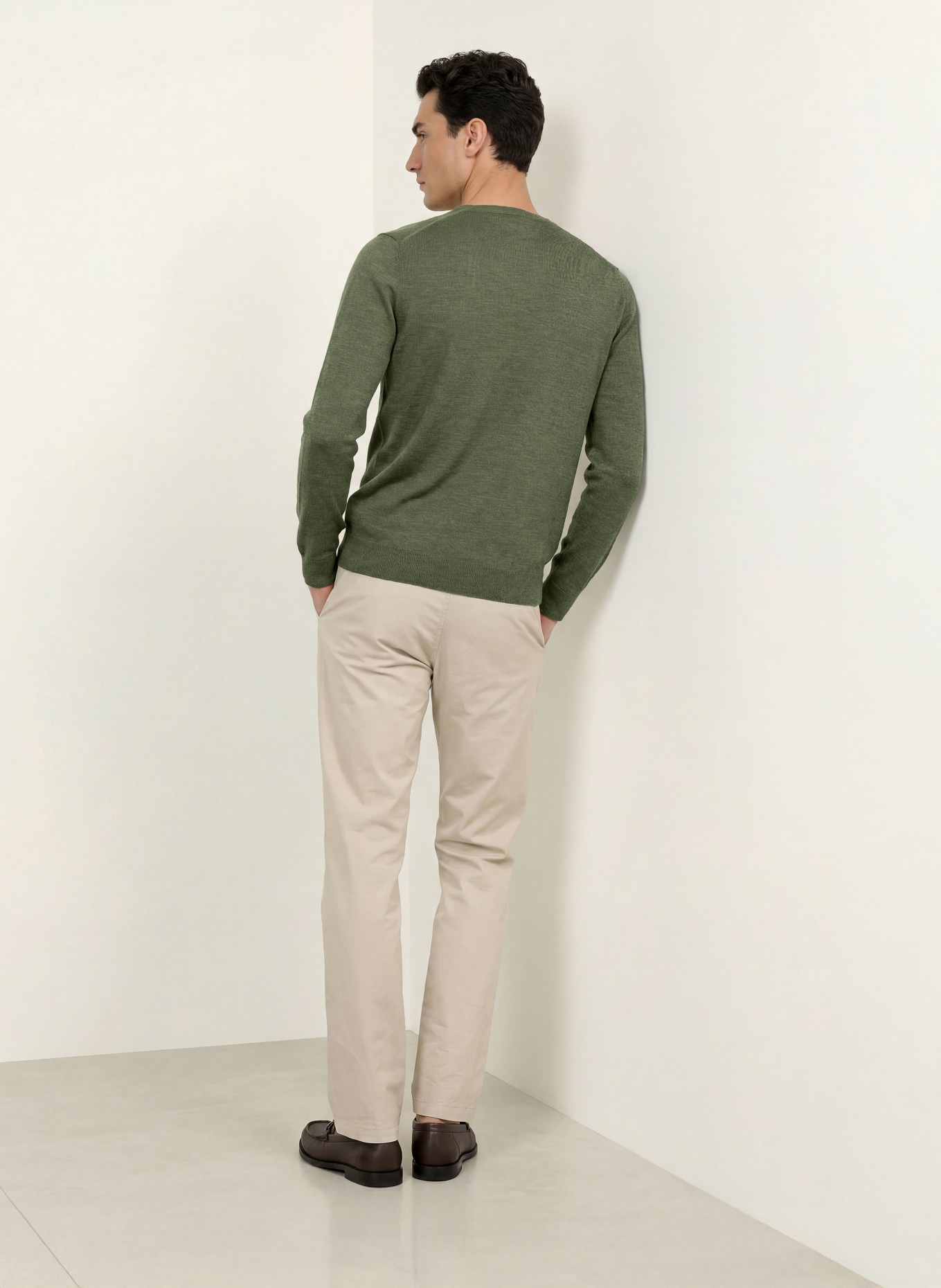 OLYMP Pullover: GRÜN