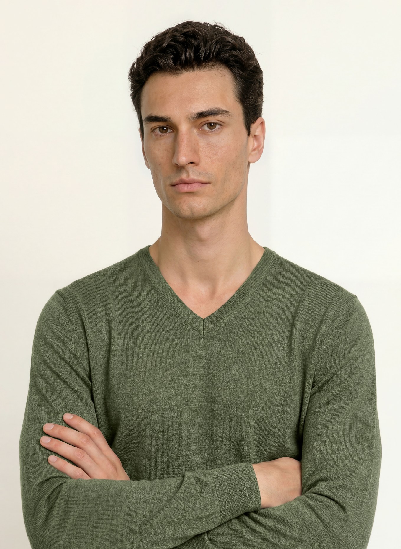 OLYMP Pullover: GRÜN