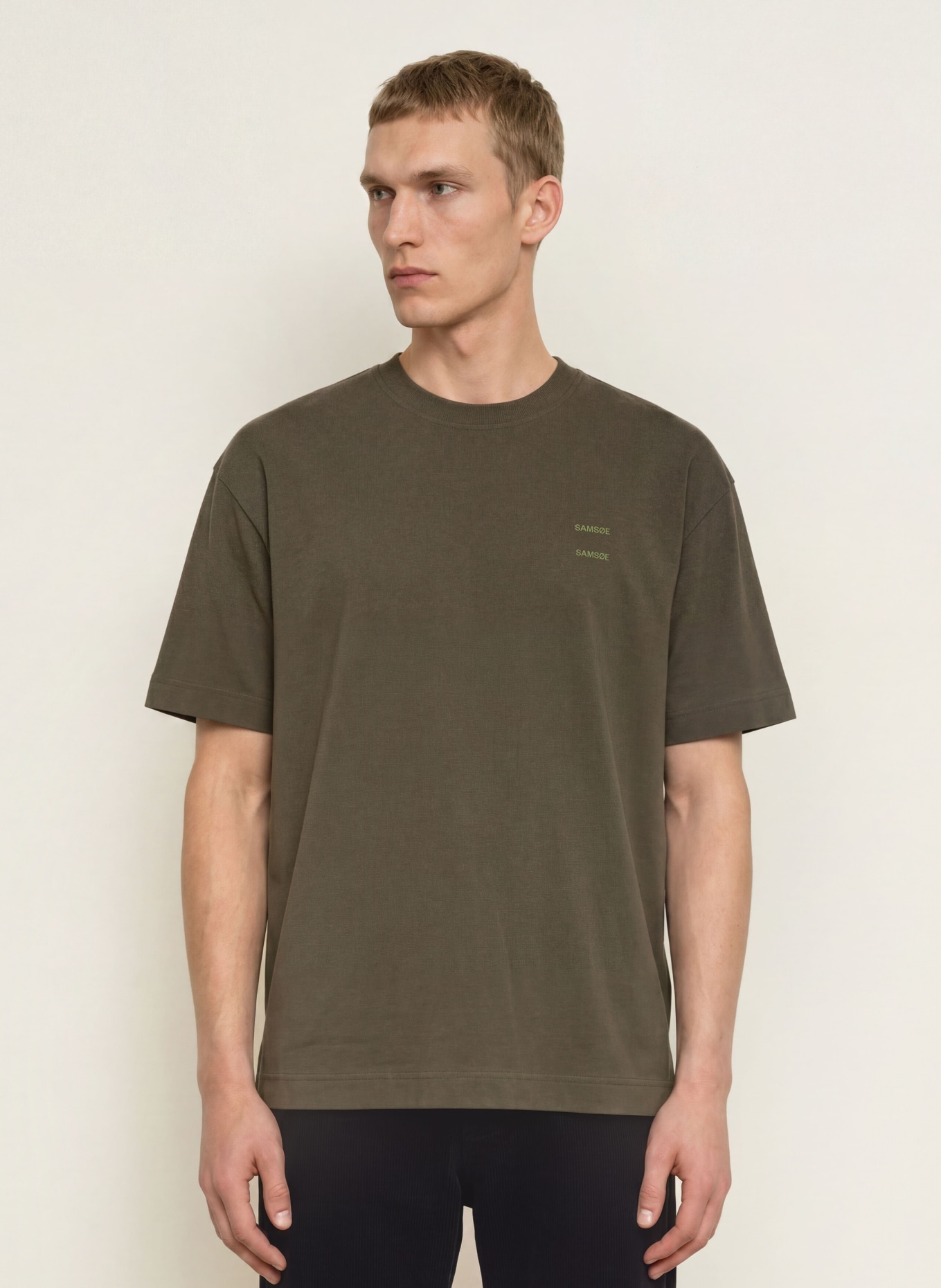 SAMSØE SAMSØE T-Shirt JOEL: KHAKI