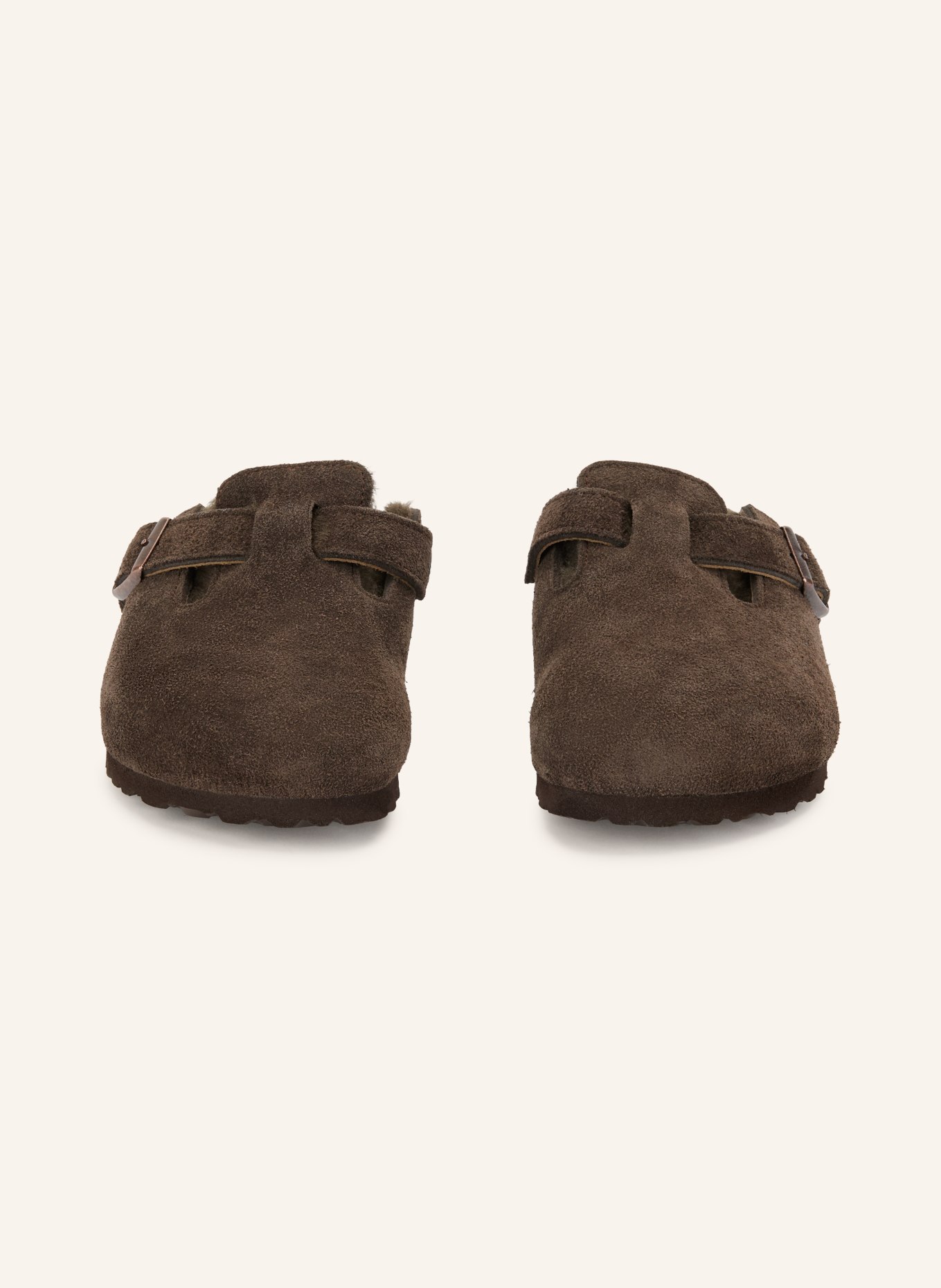 BIRKENSTOCK Pantoletten BOSTON: DUNKELBRAUN
