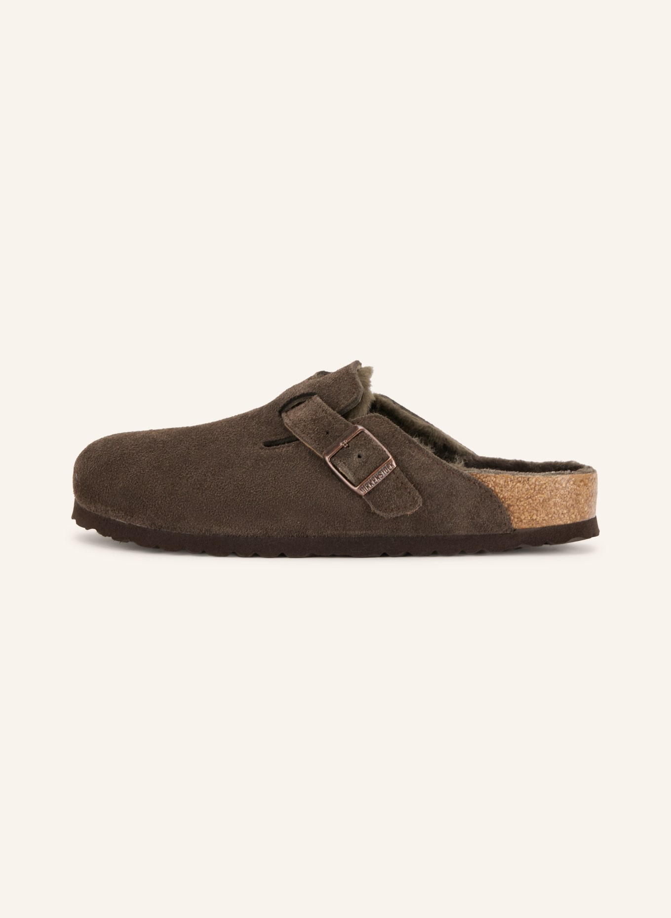 BIRKENSTOCK Pantoletten BOSTON: DUNKELBRAUN
