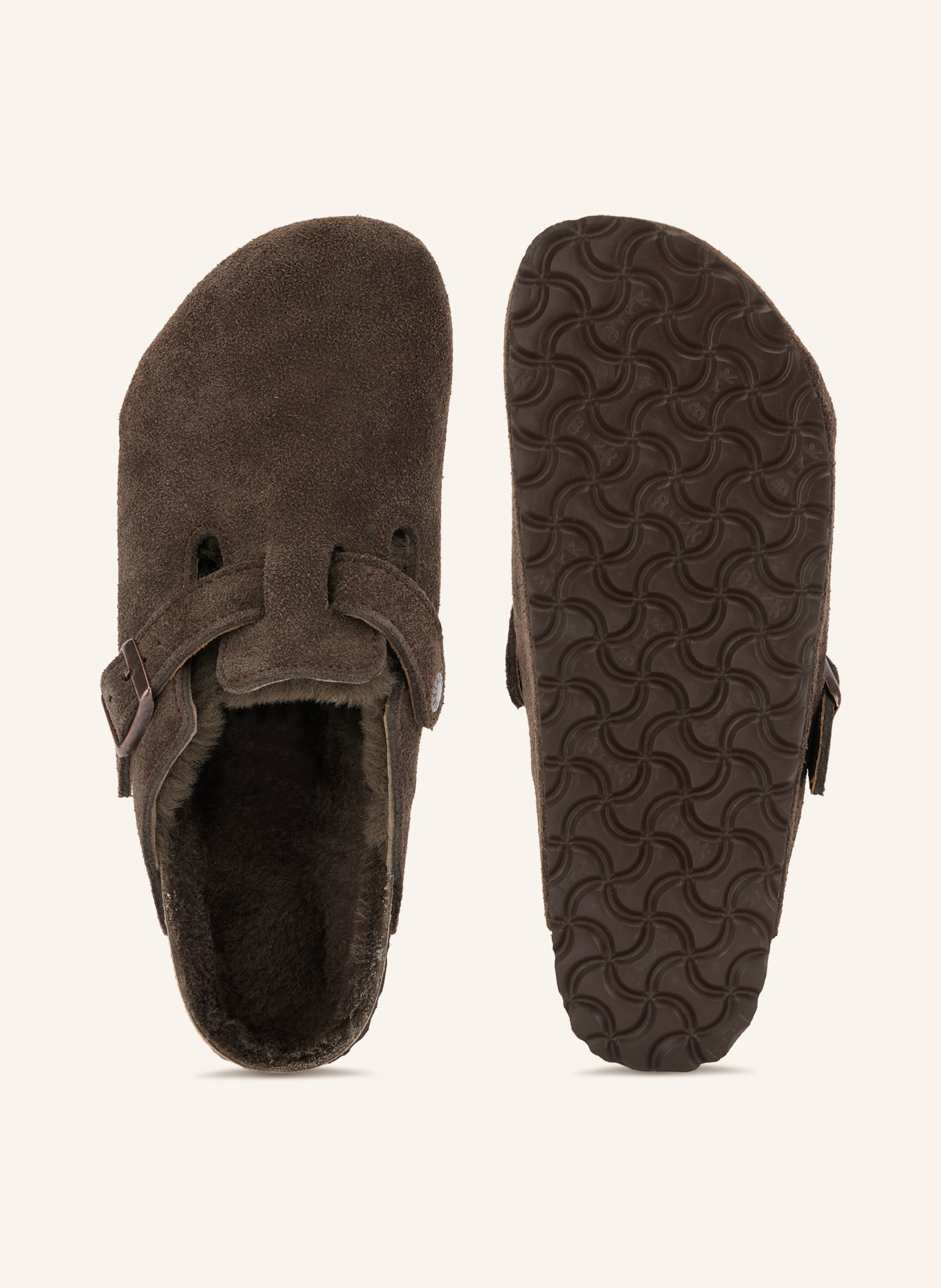 BIRKENSTOCK Pantoletten BOSTON: DUNKELBRAUN