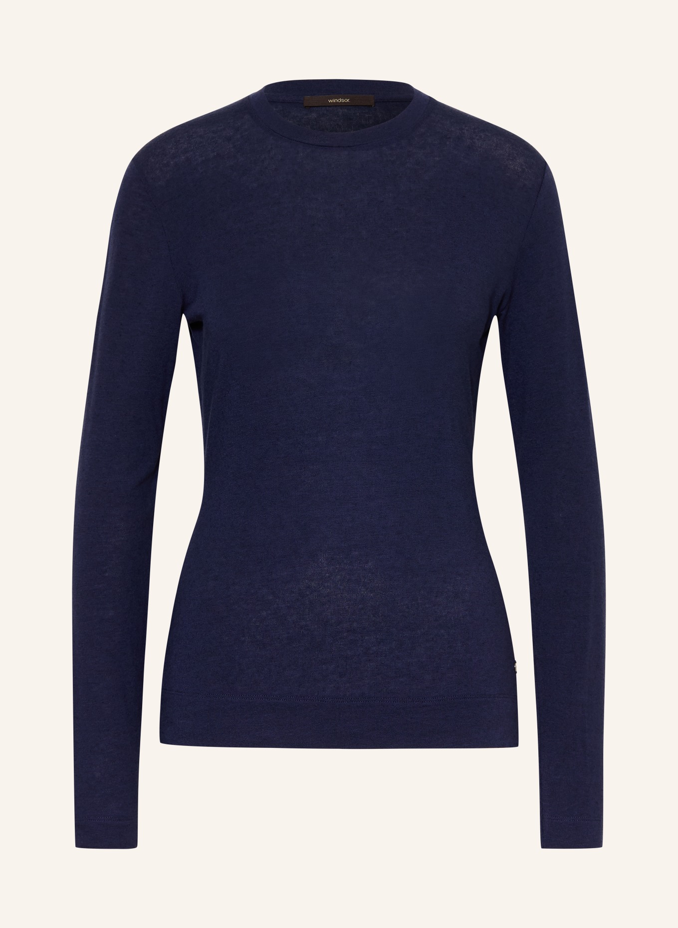 windsor. Long sleeve shirt: DARK BLUE
