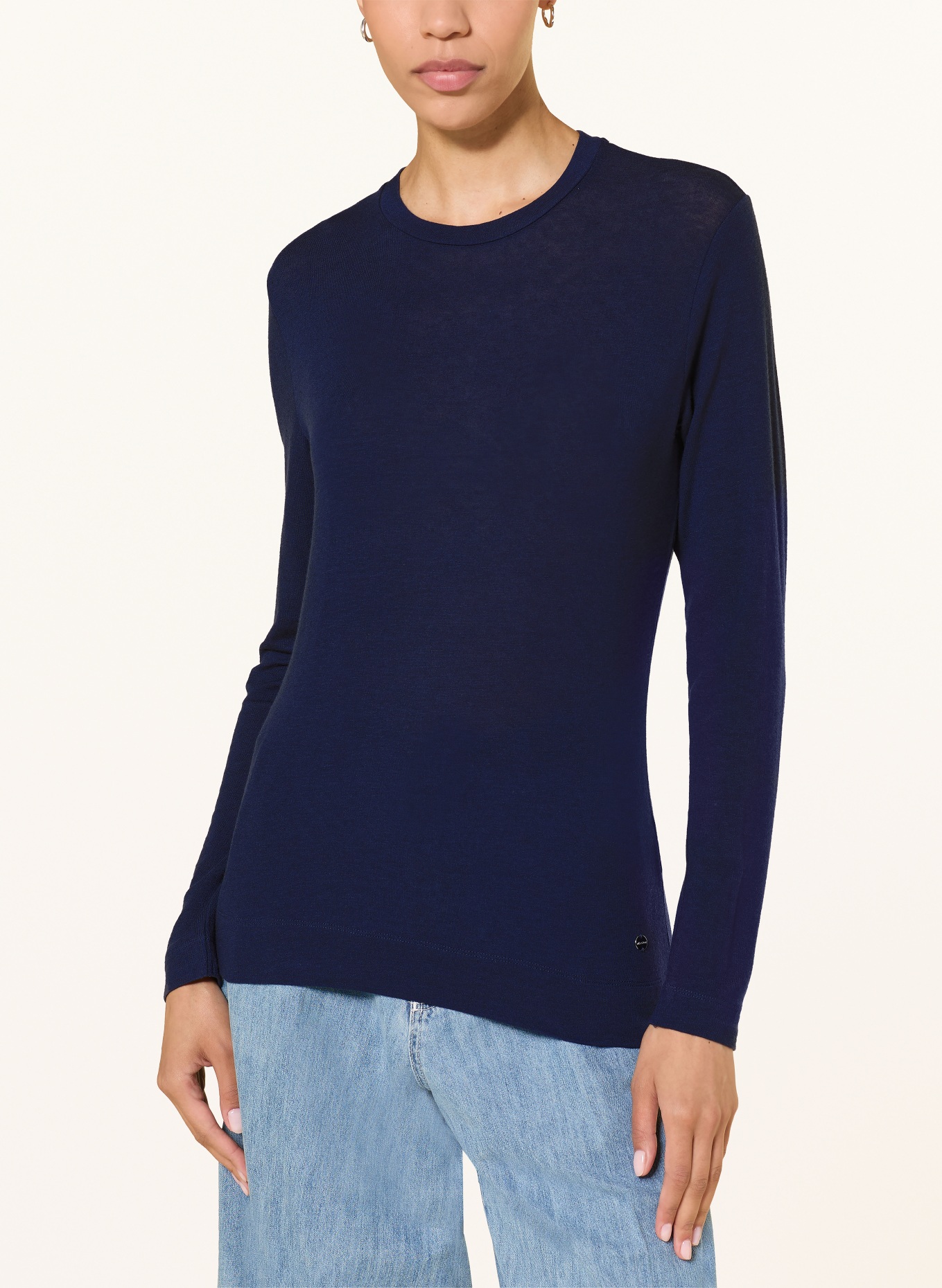 windsor. Long sleeve shirt: DARK BLUE