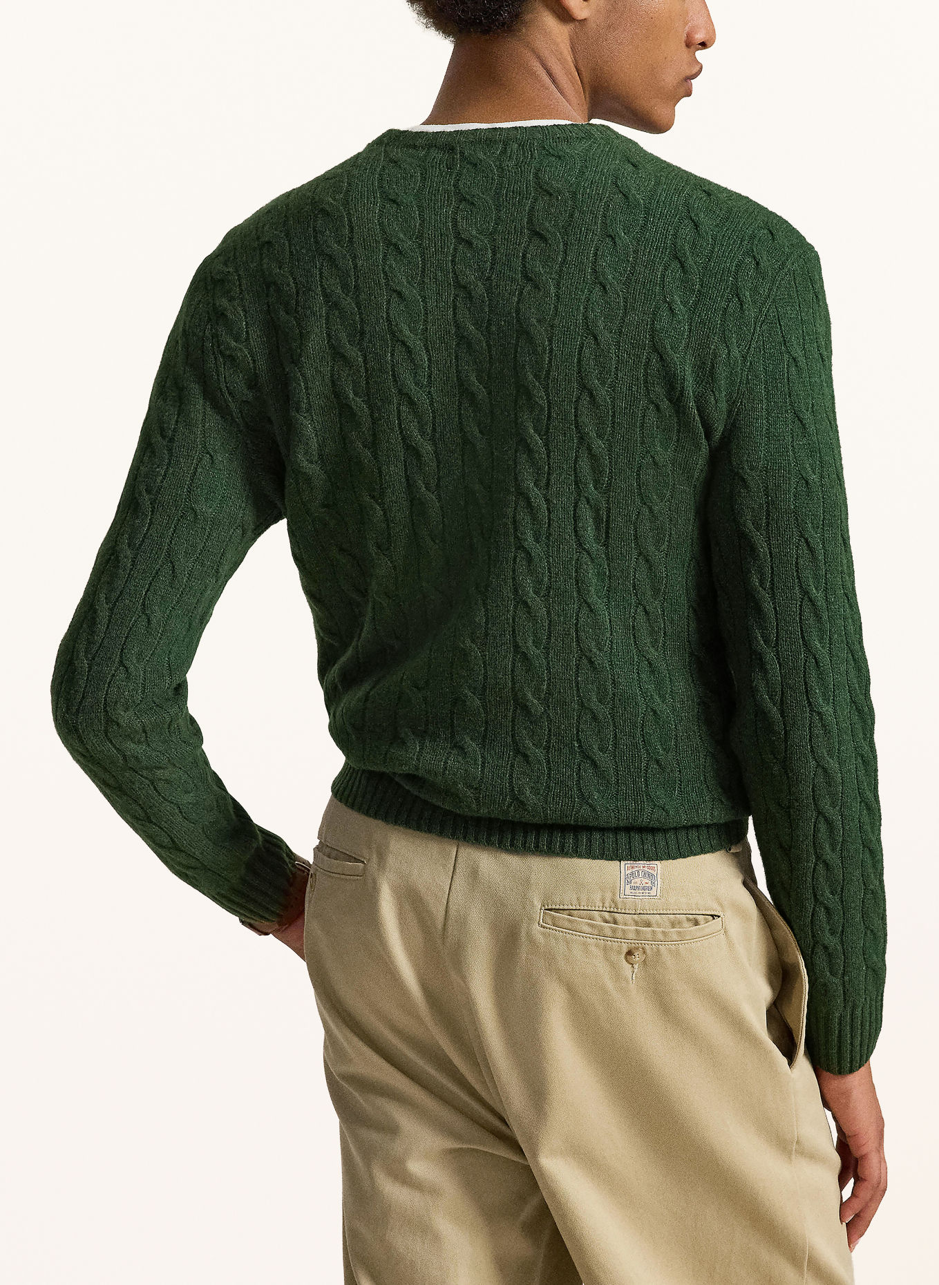 POLO RALPH LAUREN Pullover: DUNKELGRÜN