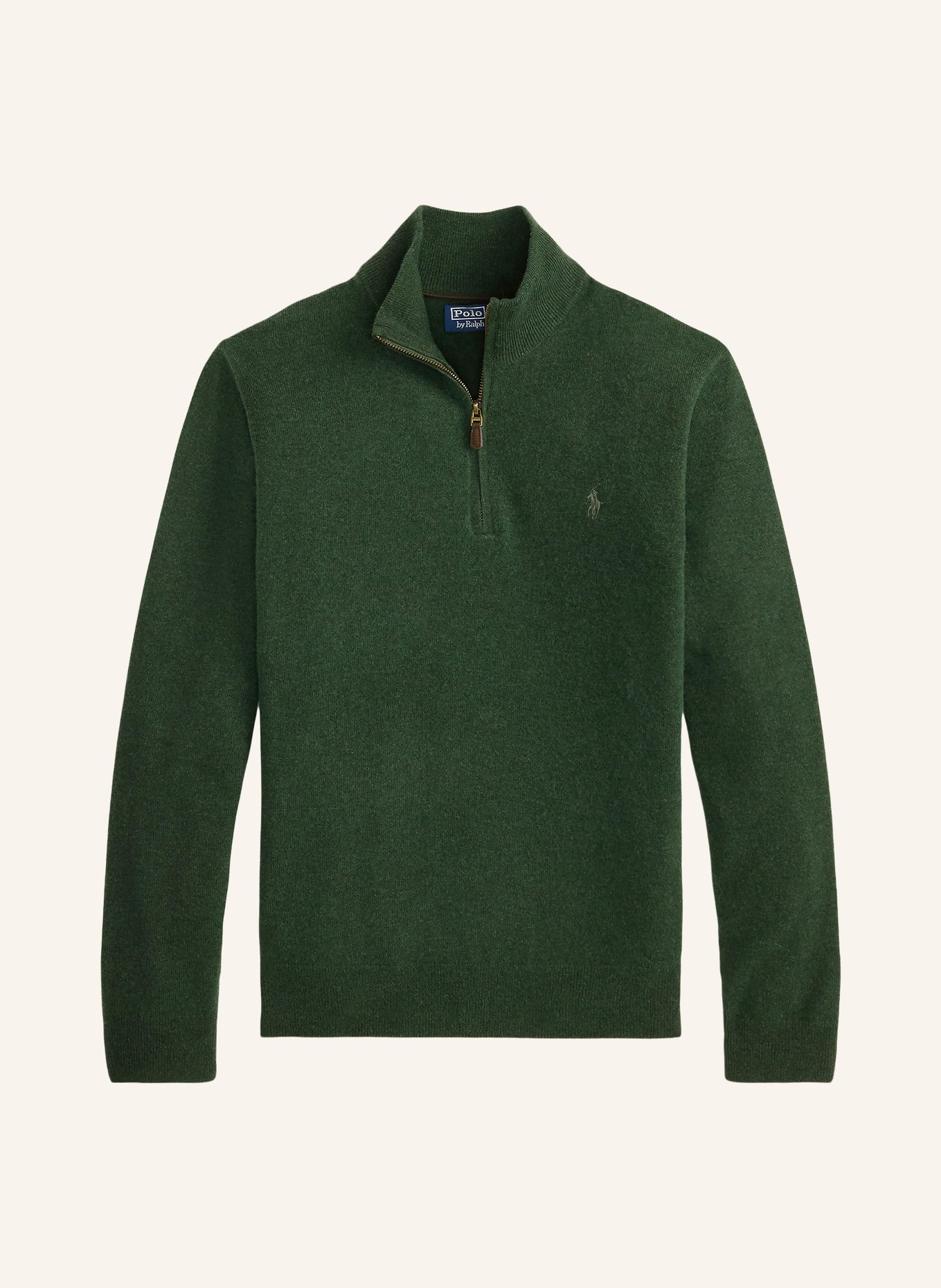 POLO RALPH LAUREN Half-zip sweater: DARK GREEN