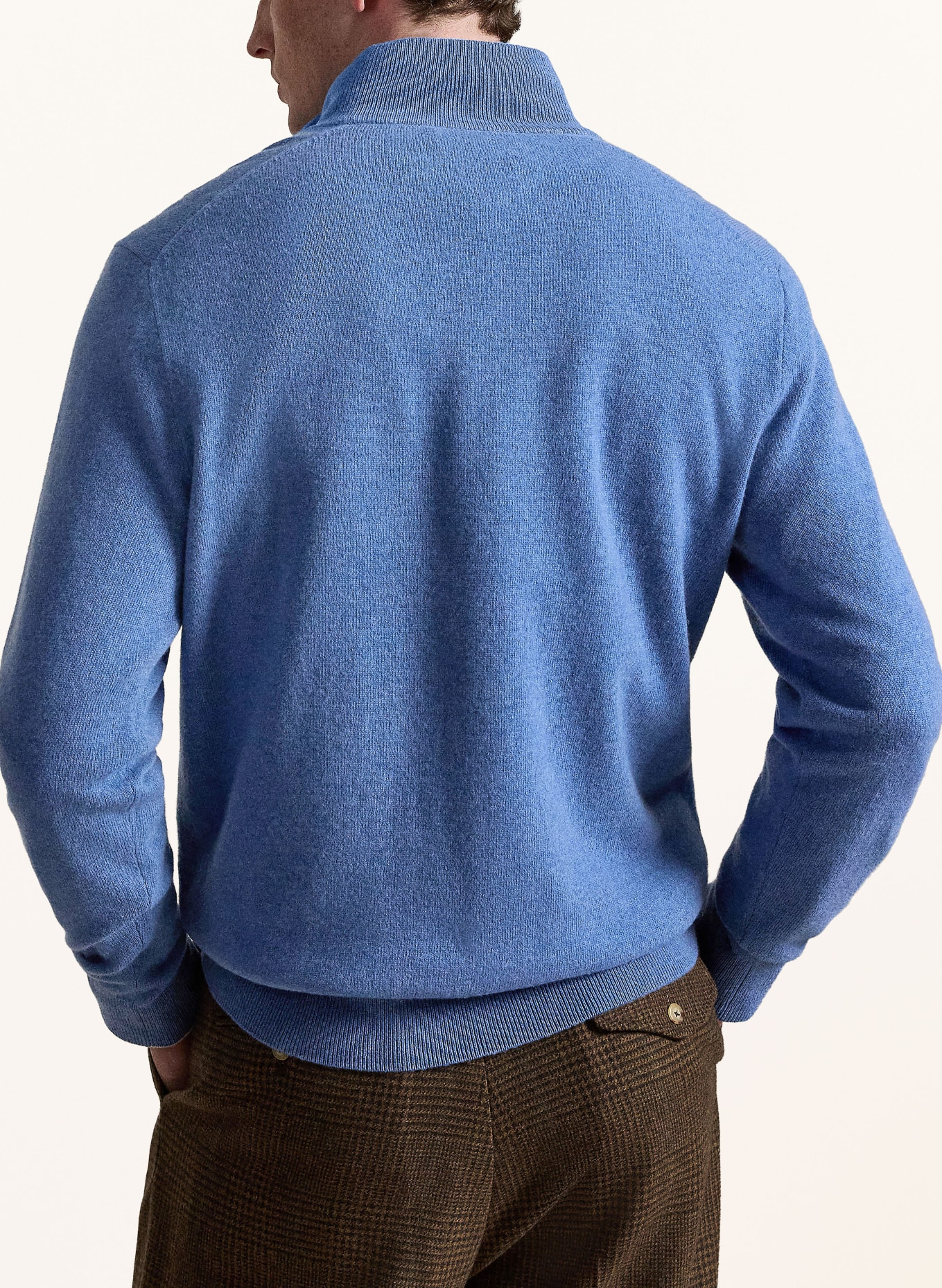 POLO RALPH LAUREN Half-zip sweater: BLUE