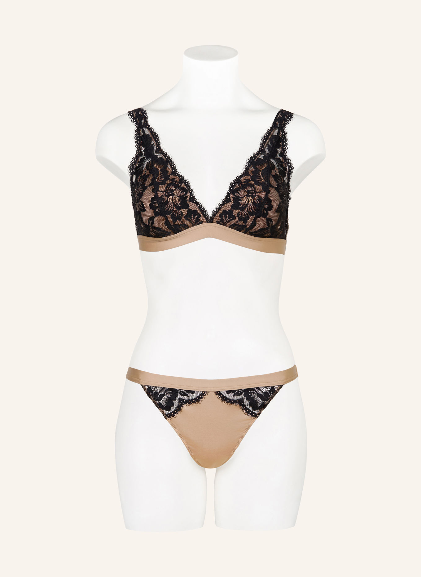 mey Triangel-BH Serie POETRY VOGUE: BEIGE / SCHWARZ