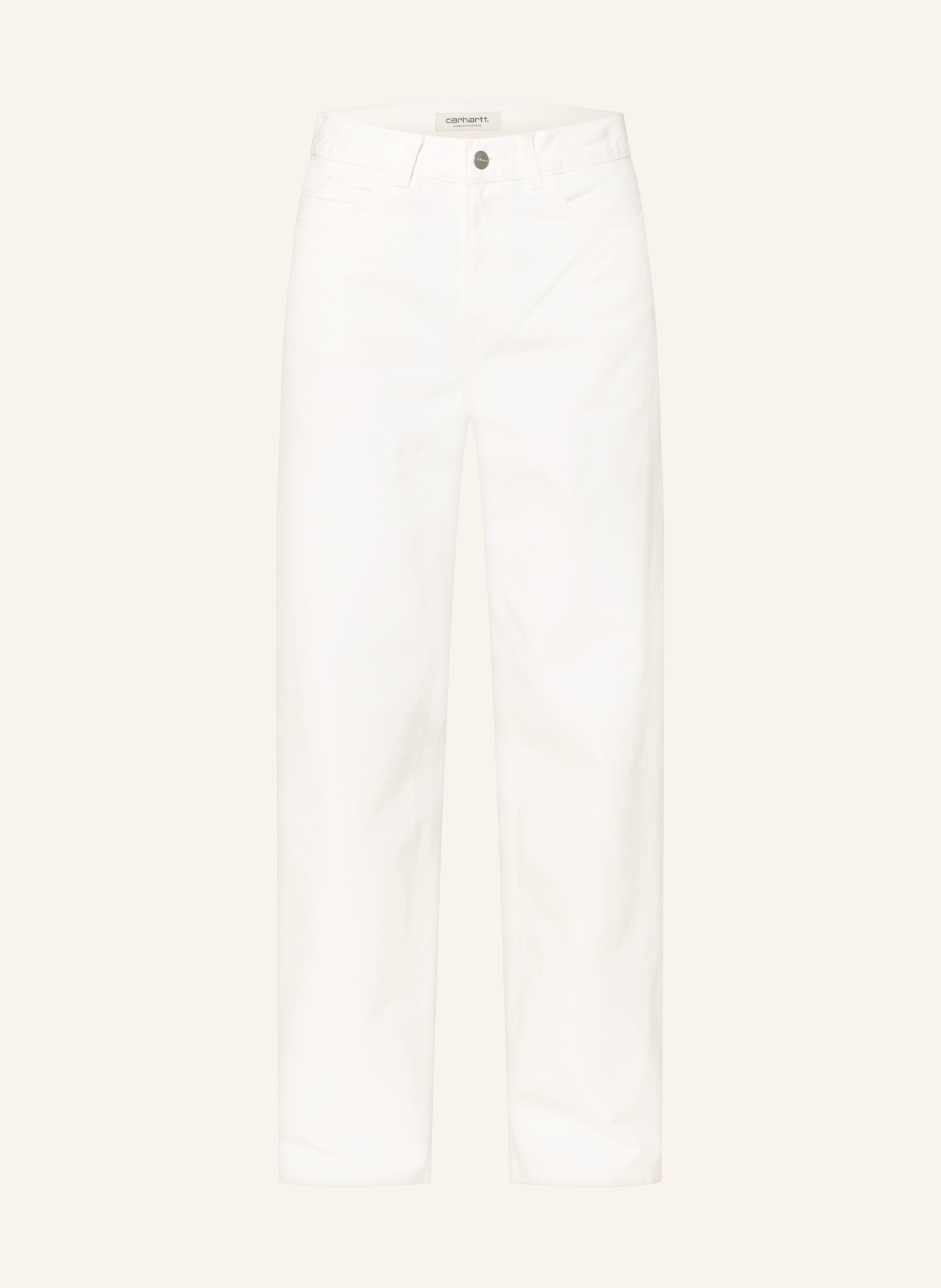 carhartt WIP Flared džíny JANE: 0202 White, rinsed
